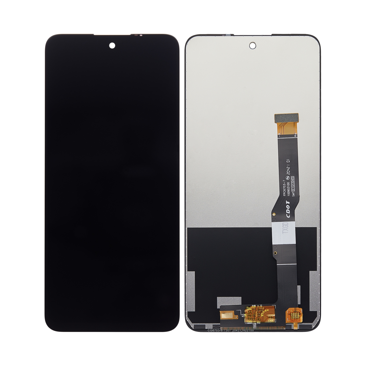 Refurbished (Excellent) - Replacement LCD Assembly Without Frame Compatible For TCL 30 V 5G / TCL 20S / TCL 20L / TCL 20L Plus