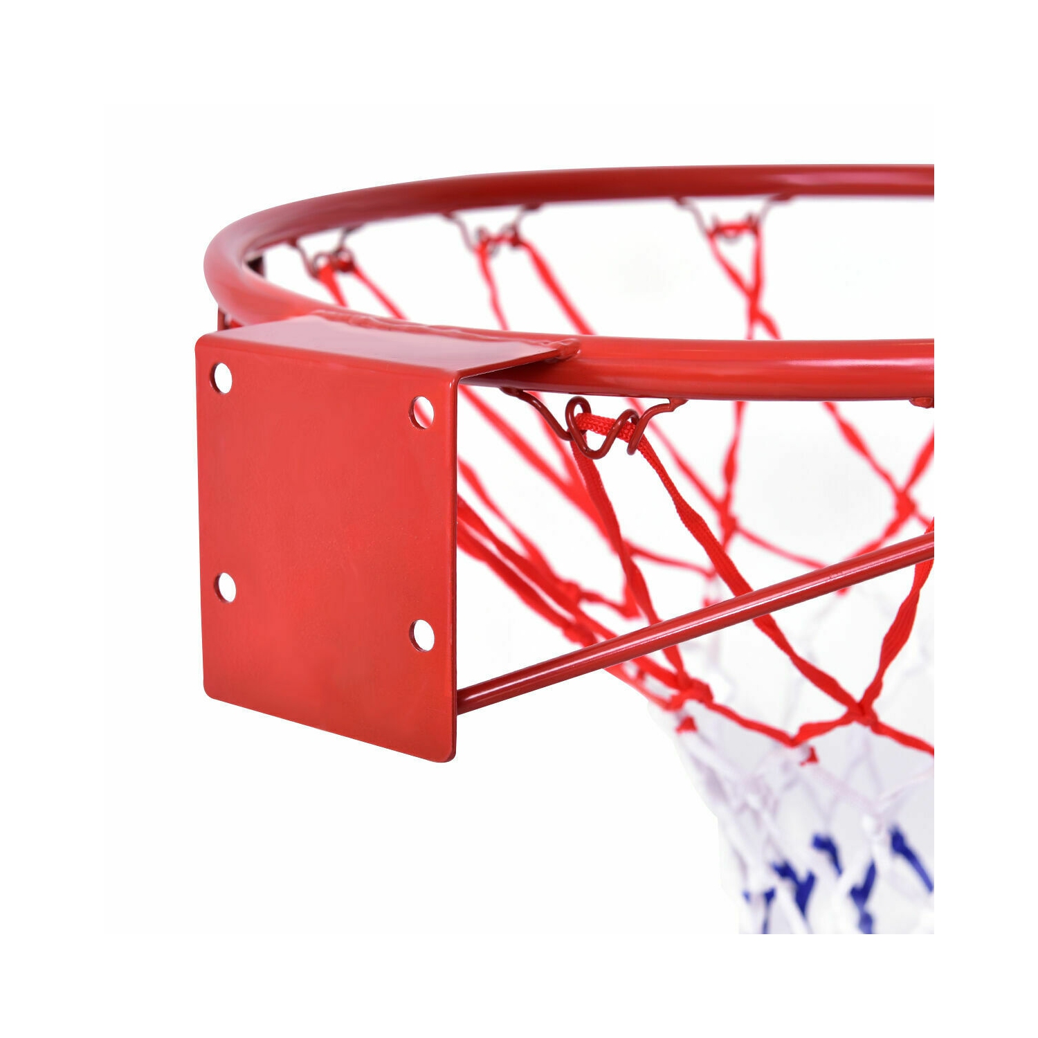 Gymax 18'' Basketball Ring Hoop Net Outdoor Hanging Basket