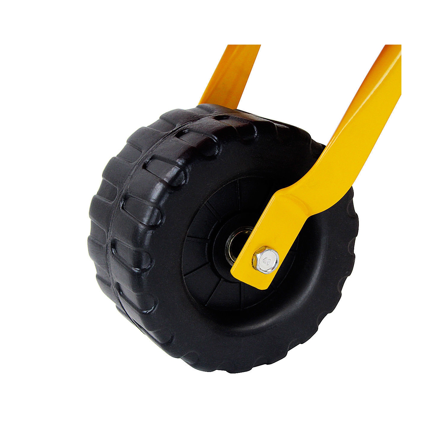 Gymax Kids Metal Wheelbarrow Children's Size Ourdoor Garden Backyard Play Toy Red