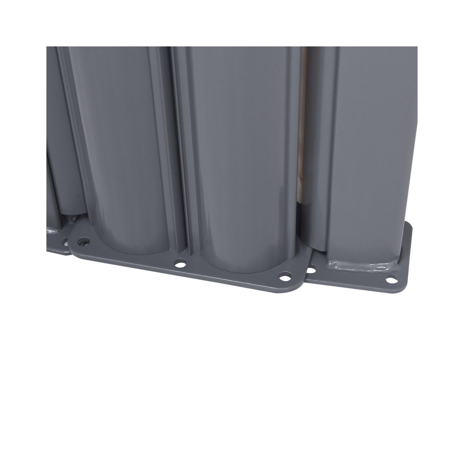 Gymax 237''x 63'' H Patio Retractable Double Folding Side Awning Screen Divider