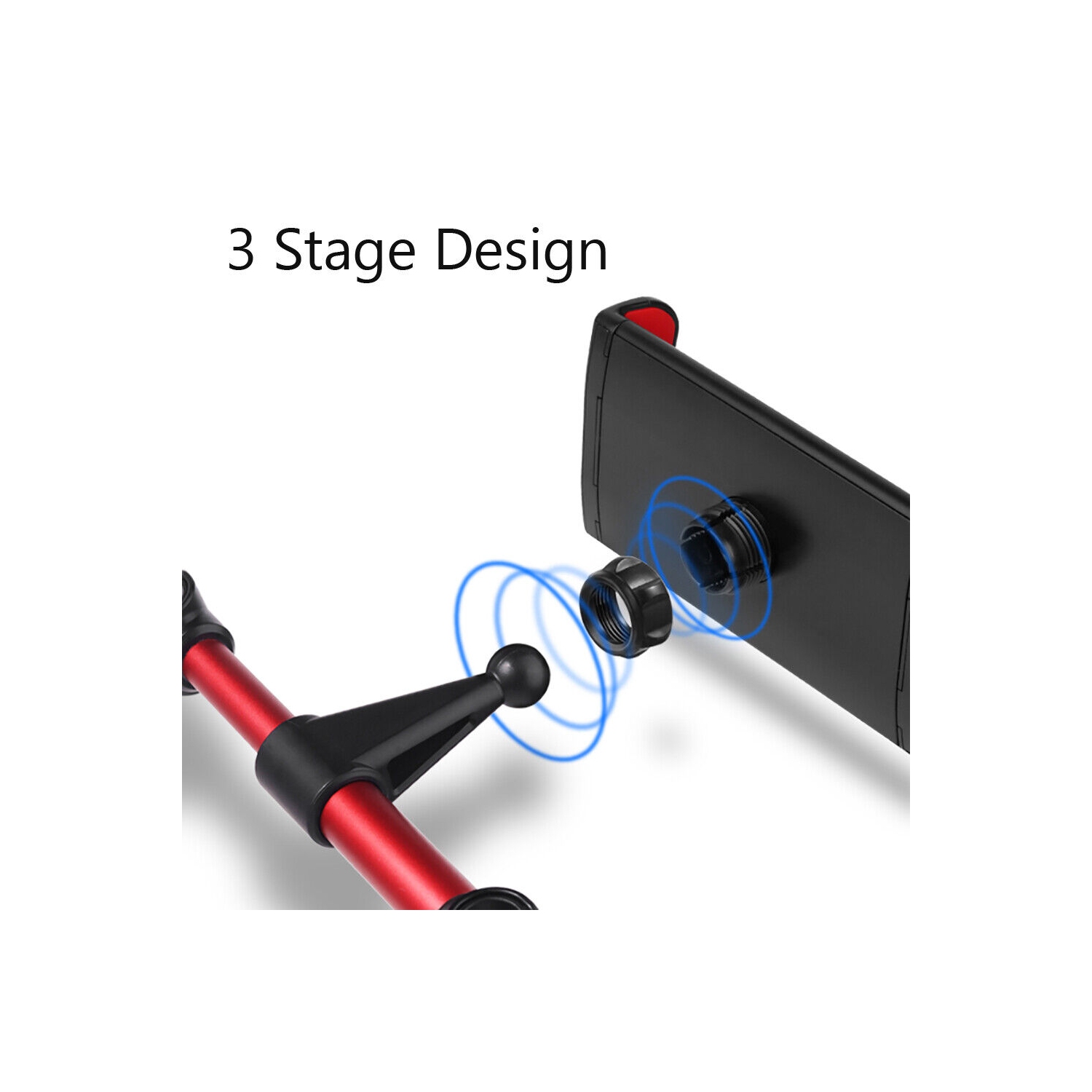 Universal Car Back Seat Table Phone Holder Mount 360 Flexible Stand