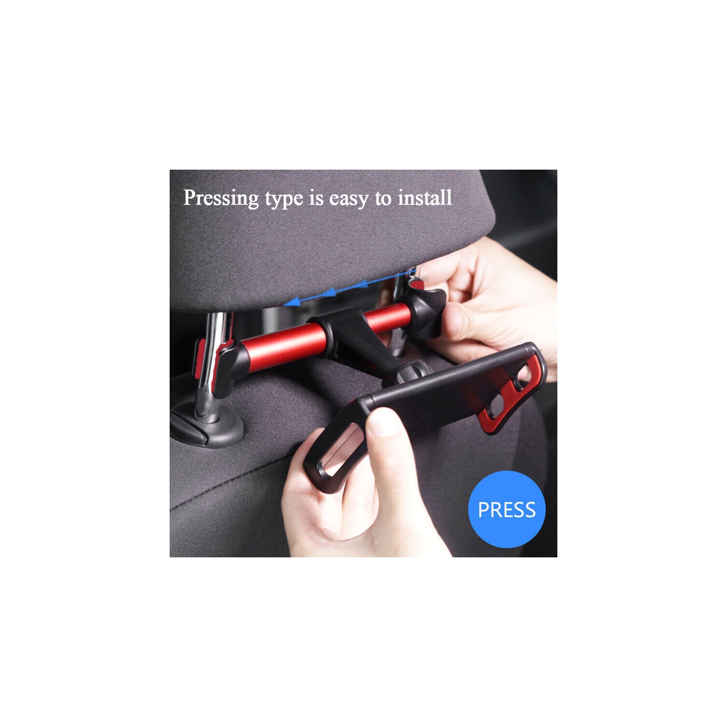 Universal Car Back Seat Table Phone Holder Mount 360 Flexible Stand