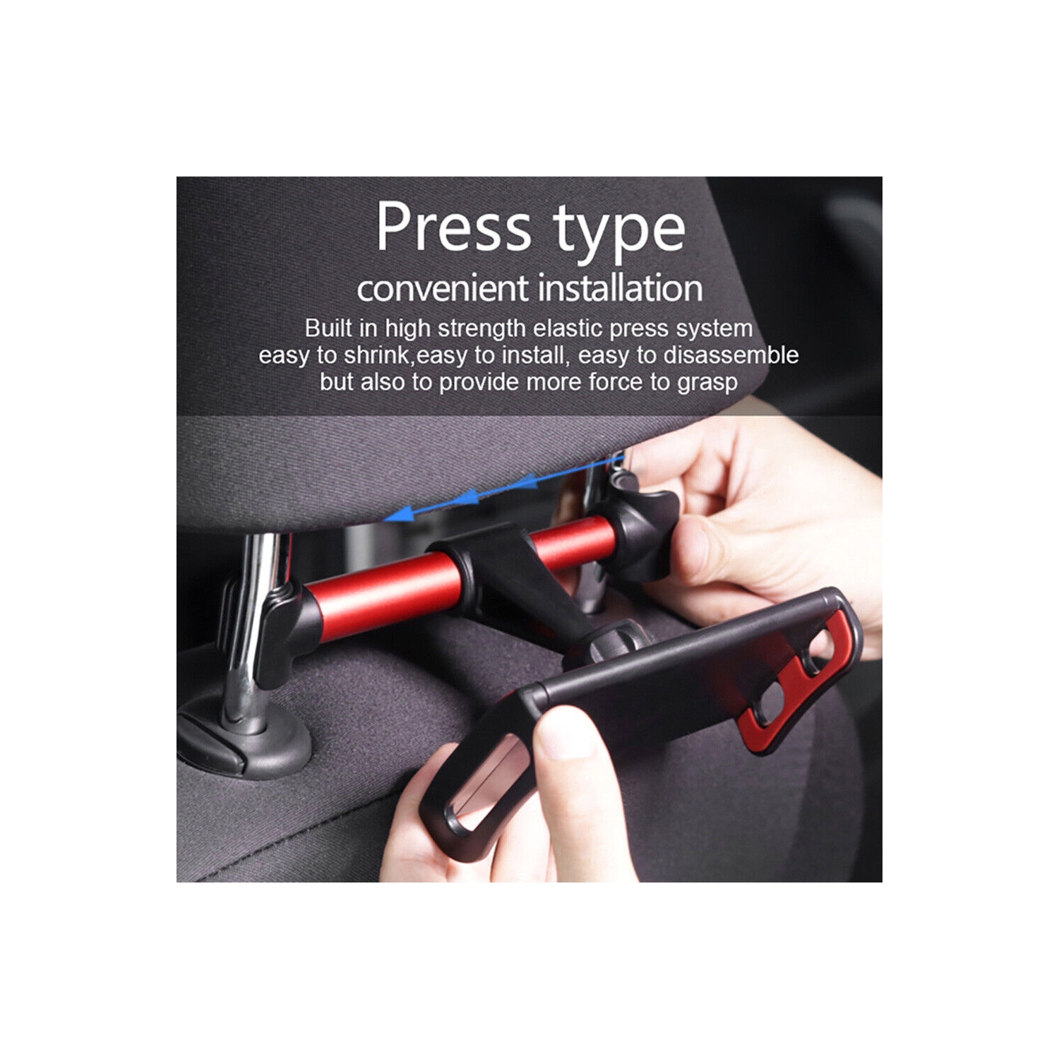 Universal Car Back Seat Table Phone Holder Mount 360 Flexible Stand