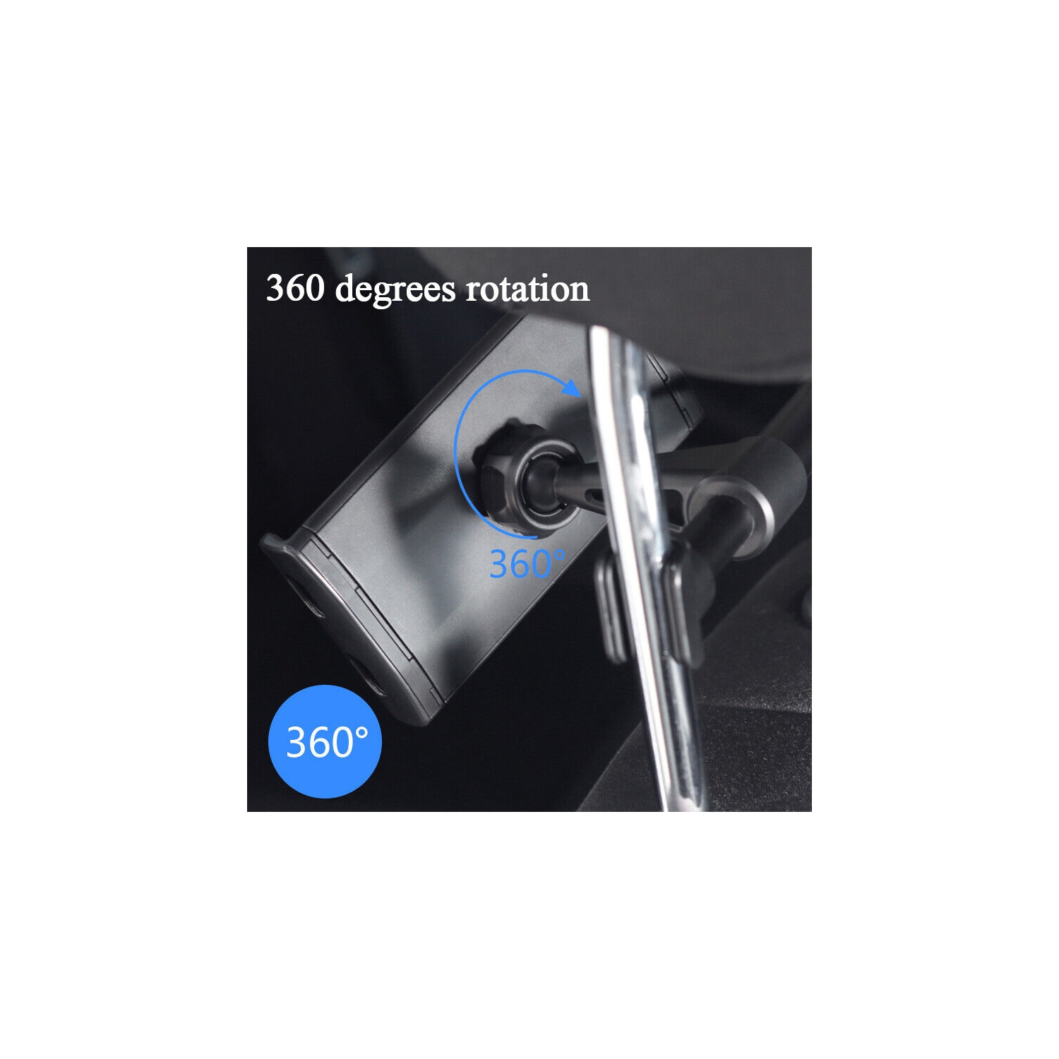 Support de table universel pour siège arrière de voiture support de téléphone 360 Support flexible