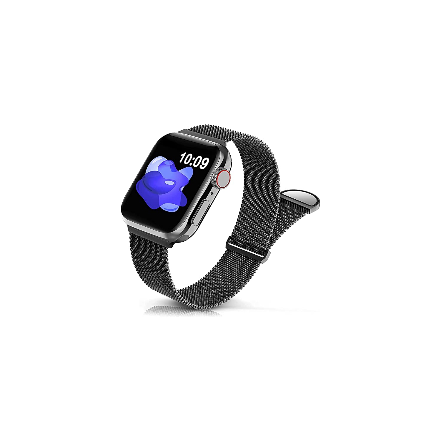 Bracelets ajustables magnétiques pour Apple Watch Series 8/7/6/5/4/3/2/1/se, bracelet de remplacement en mailles en acier inoxydable pour hommes et