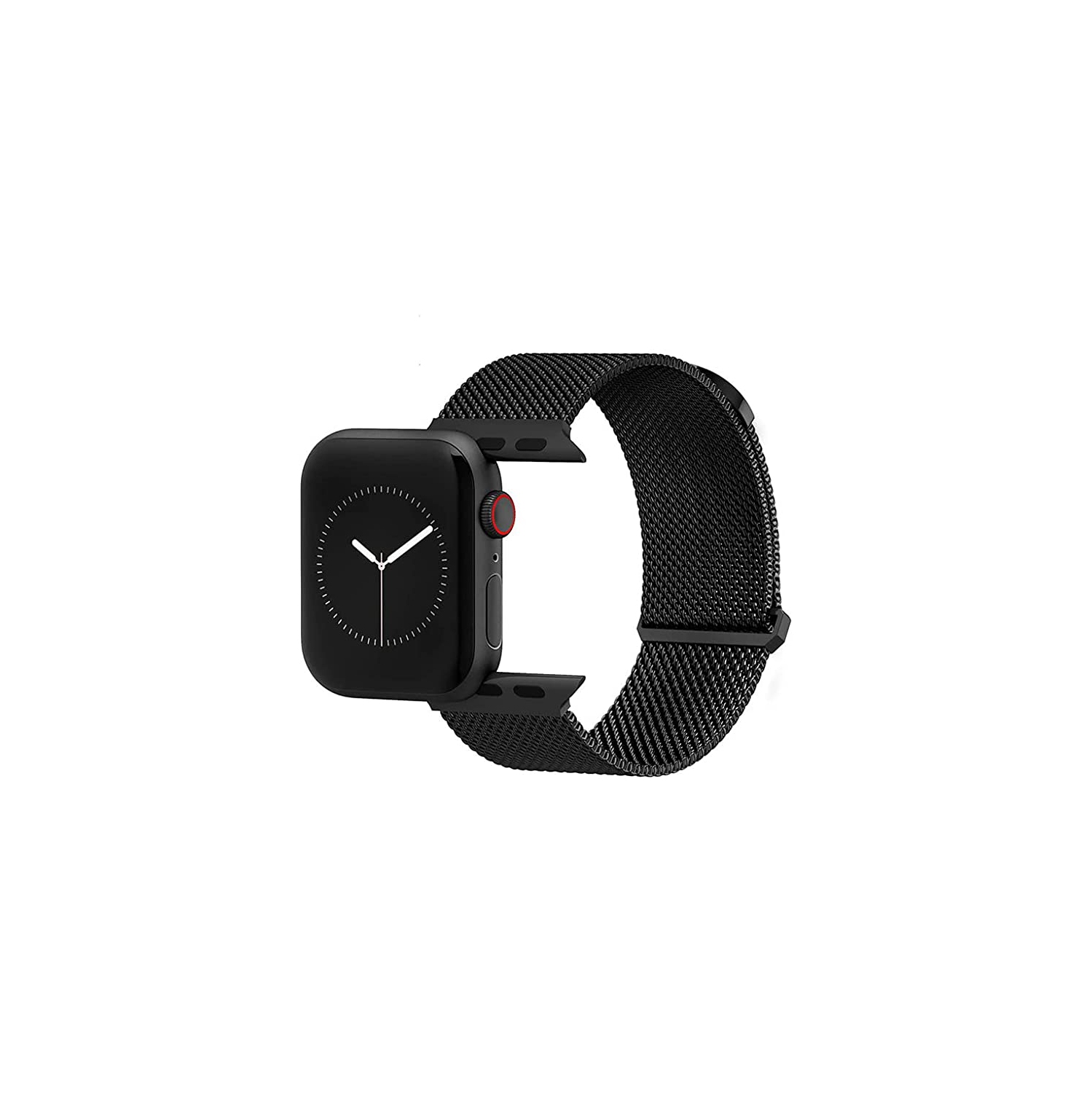 Bracelets ajustables magnétiques pour Apple Watch Series 8/7/6/5/4/3/2/1/se, bracelet de remplacement en mailles en acier inoxydable pour hommes et