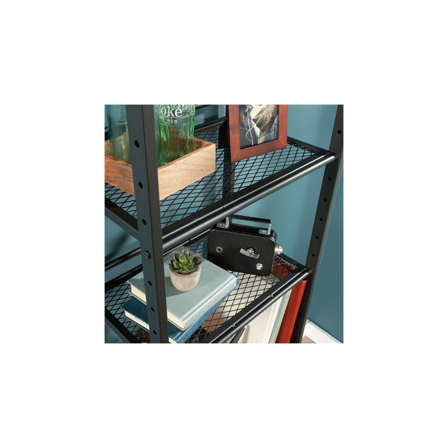 Sauder Briarbrook Engineered Wood/Metal File Tower in Barrel Oak