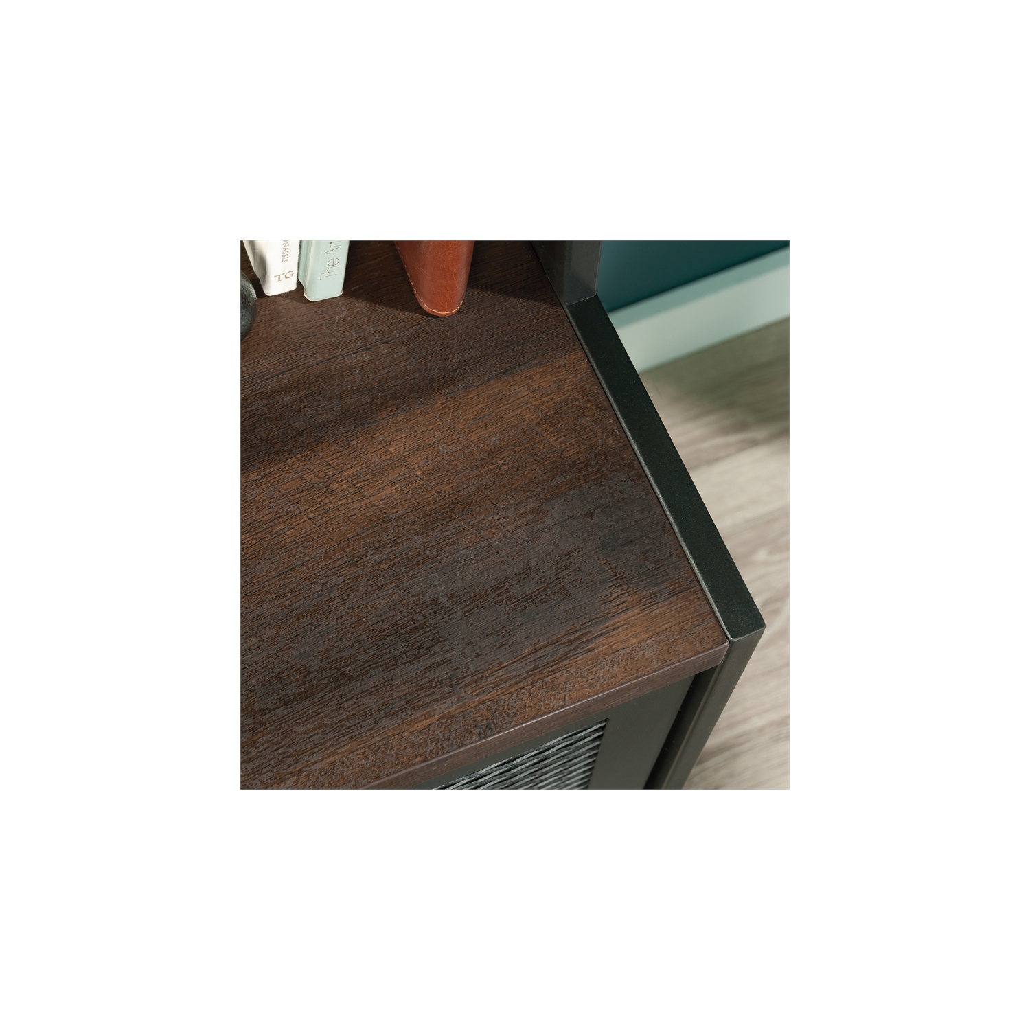 Sauder Briarbrook Engineered Wood/Metal File Tower in Barrel Oak