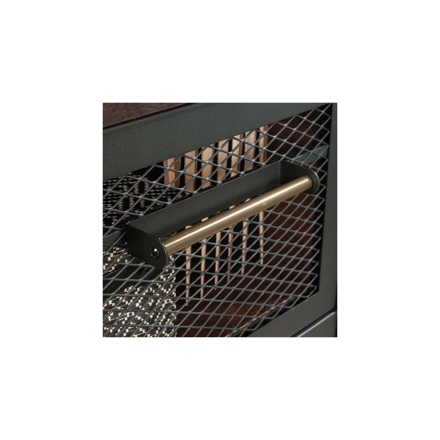 Sauder Briarbrook Engineered Wood/Metal File Tower in Barrel Oak