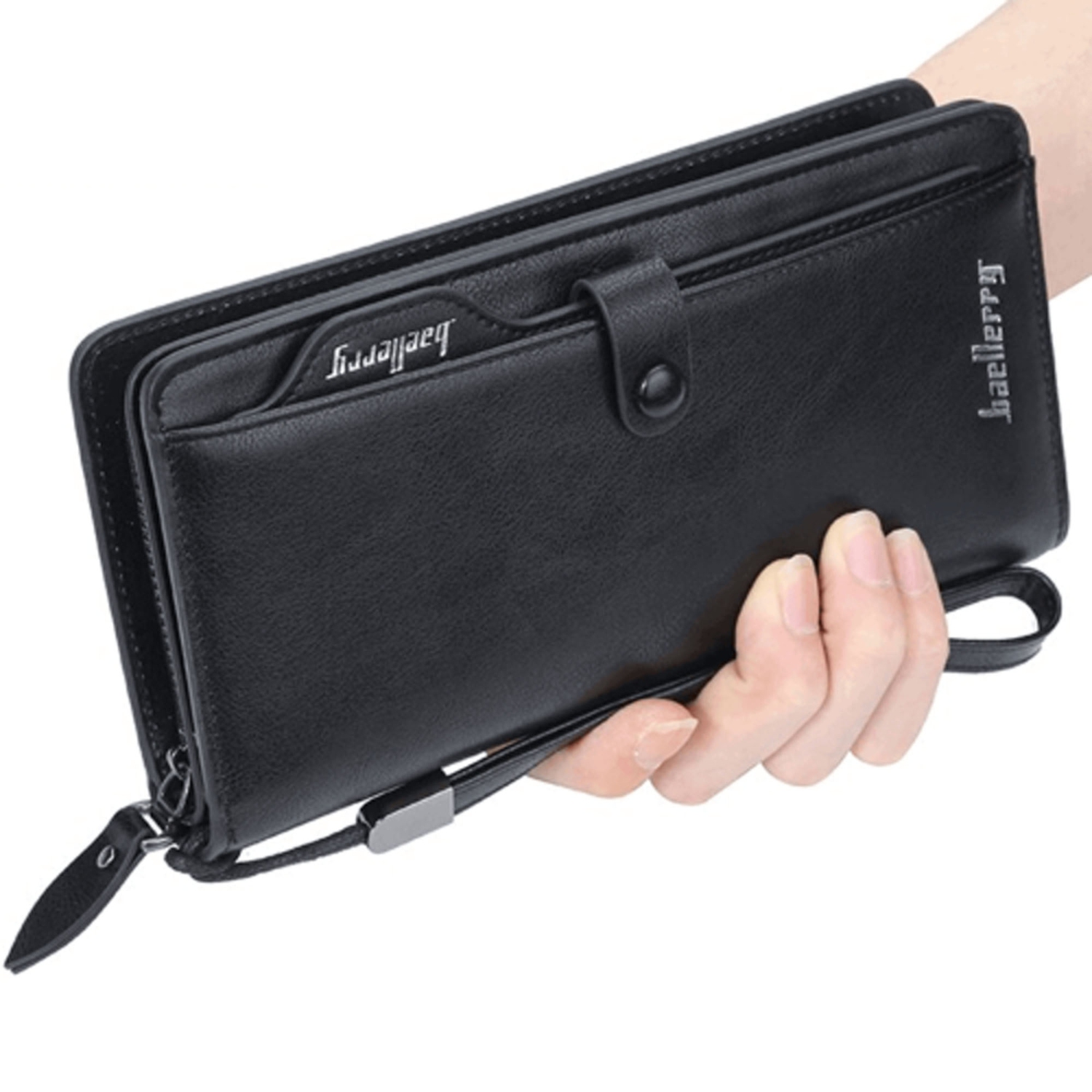 Universal Hand Purse Zipper Large Capacity Unisex Men Women Card Holder Wallet Case For iPhone Samsung Huawei LG Xiaomi
