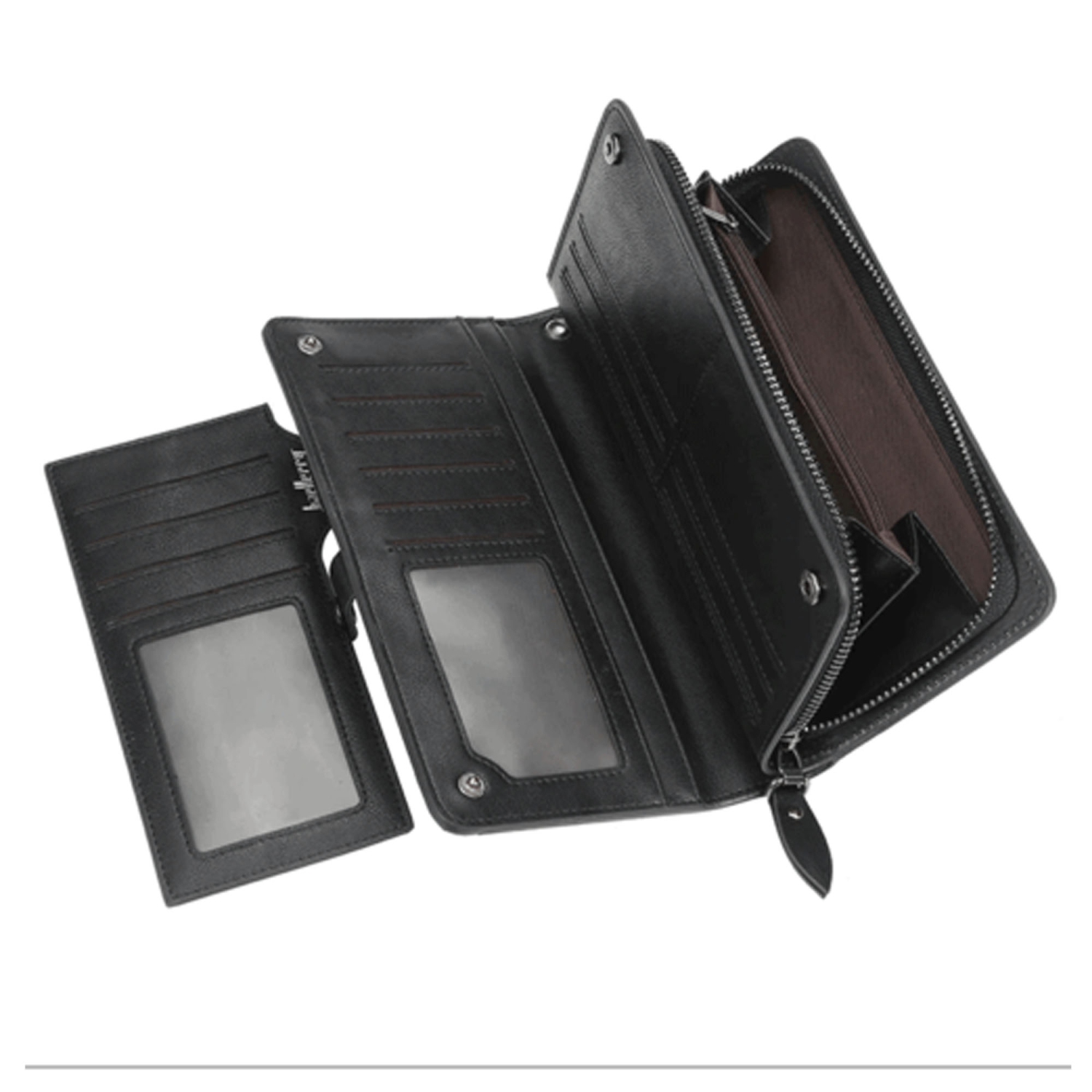 Universal Hand Purse Zipper Large Capacity Unisex Men Women Card Holder Wallet Case For iPhone Samsung Huawei LG Xiaomi