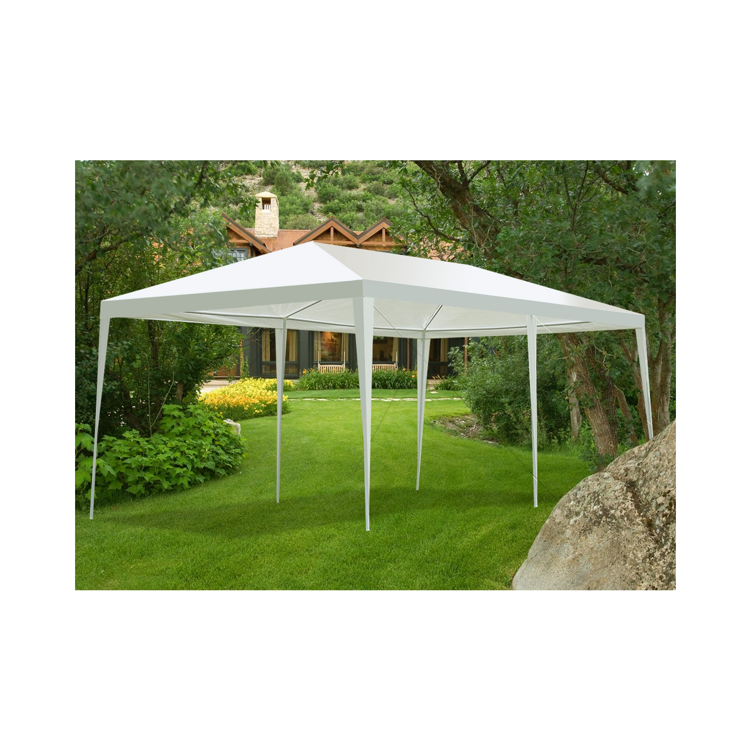 Gymax 10'x20' Heavy Duty Canopy Party Gazebo Cater Event Wedding TentW/Side Walls