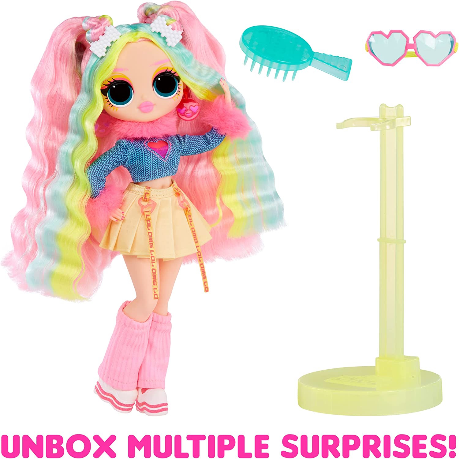 LOL Surprise OMG Sunshine Makeover™ Bubblegum DJ Fashion Doll