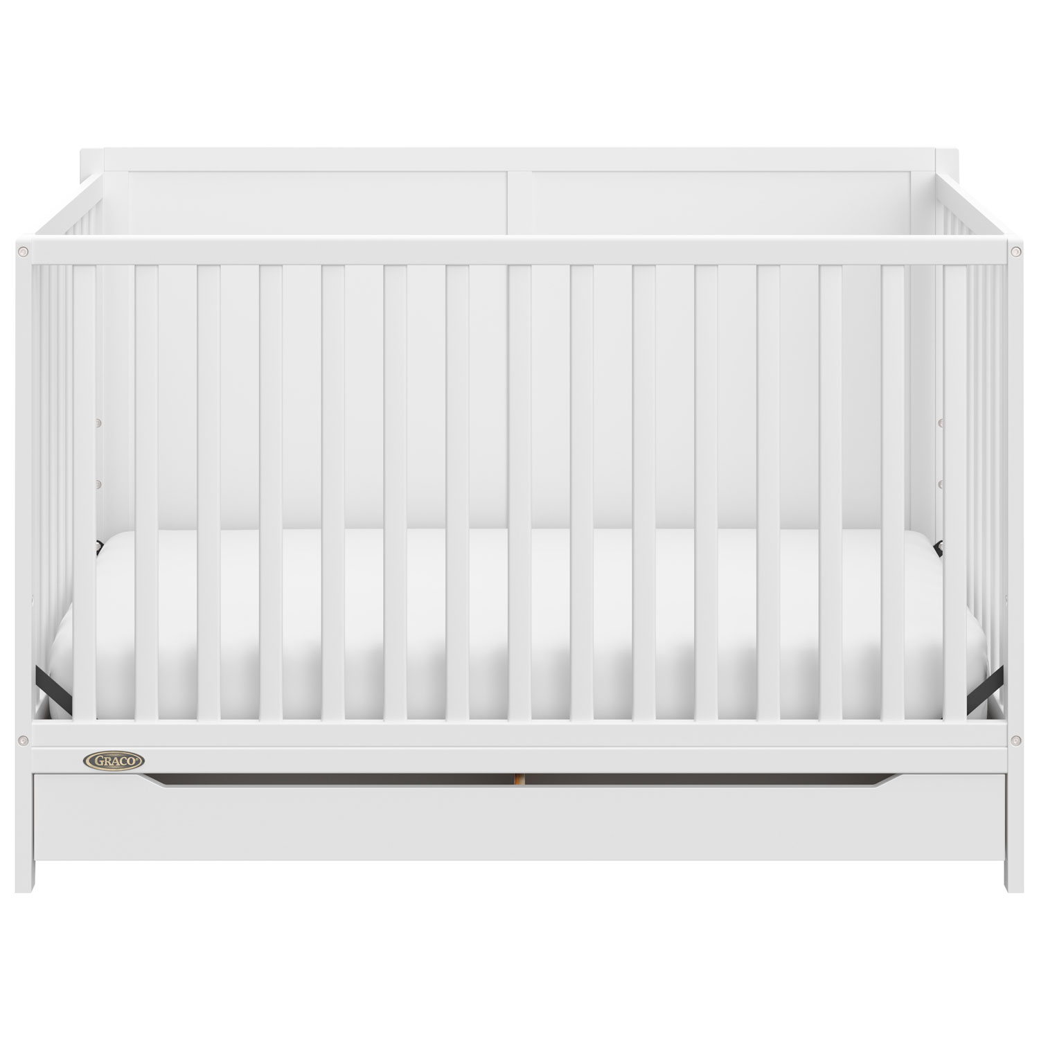 Lit de bébé transformable 5-en-1 Melrose de Graco avec tiroir - Blanc