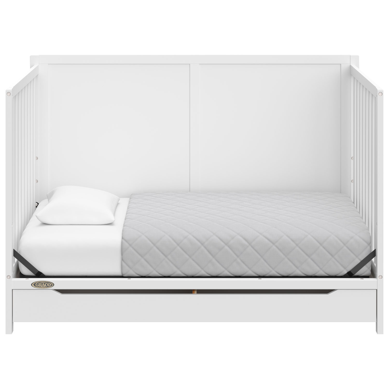 Lit de bébé transformable 5-en-1 Melrose de Graco avec tiroir - Blanc