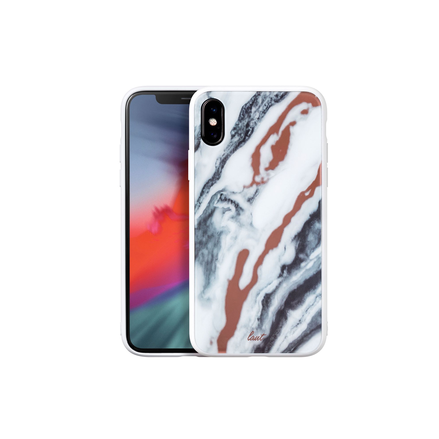 LAUT MINERAL GLASS for iPXs Max - Mineral White