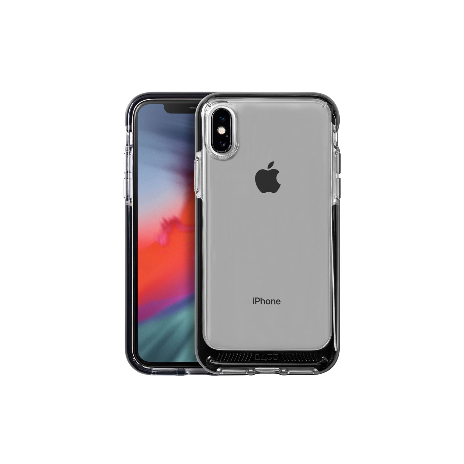 LAUT FLURO CRYSTAL for iPX/Xs - Black Crystal