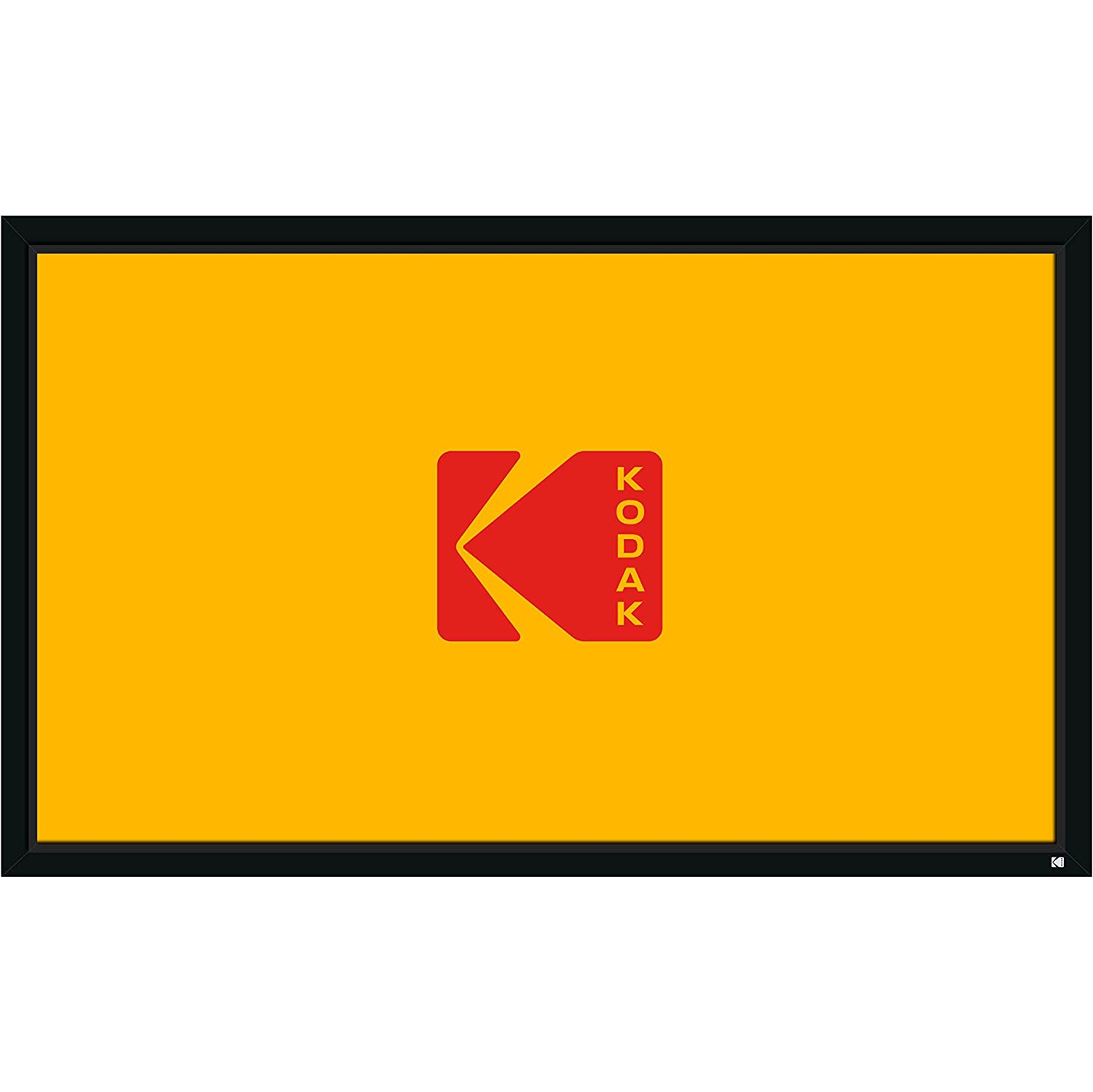 Kodak 100" Projector Screen with Black Velvet Fixed Frame & Mount Kit