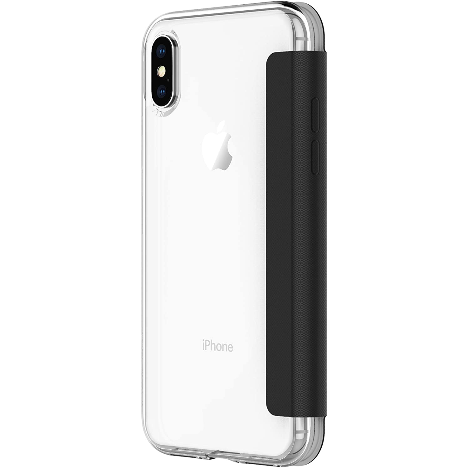 Case Incipio NGP Folio CL/BK iPhone X/XS