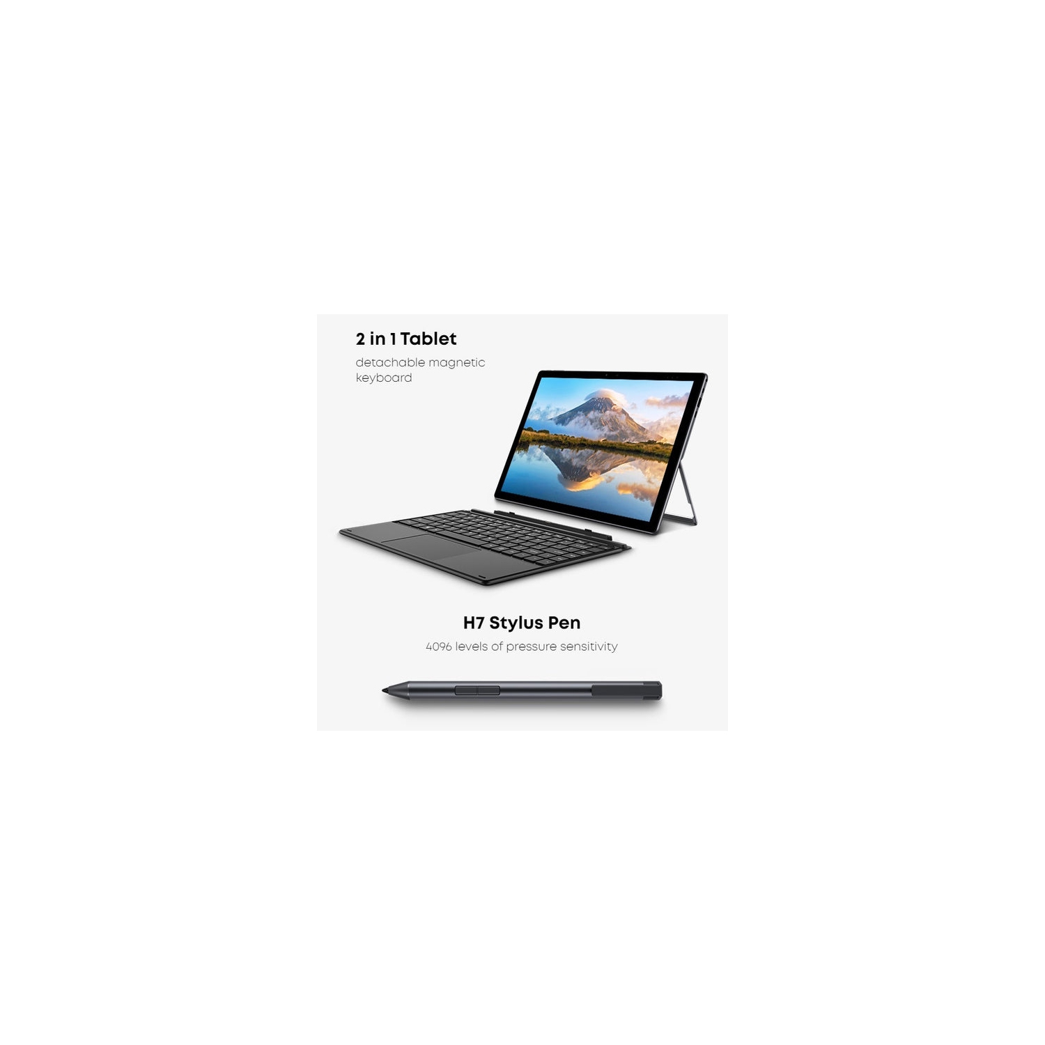 Ubook Xpro Laptop Tablet | 13 inch FHD Touch Screen | Core i7 | 8GB LPDDR3 + 256GB SSD | Windows 10 | Stylish Keyboard | Stylus Pen