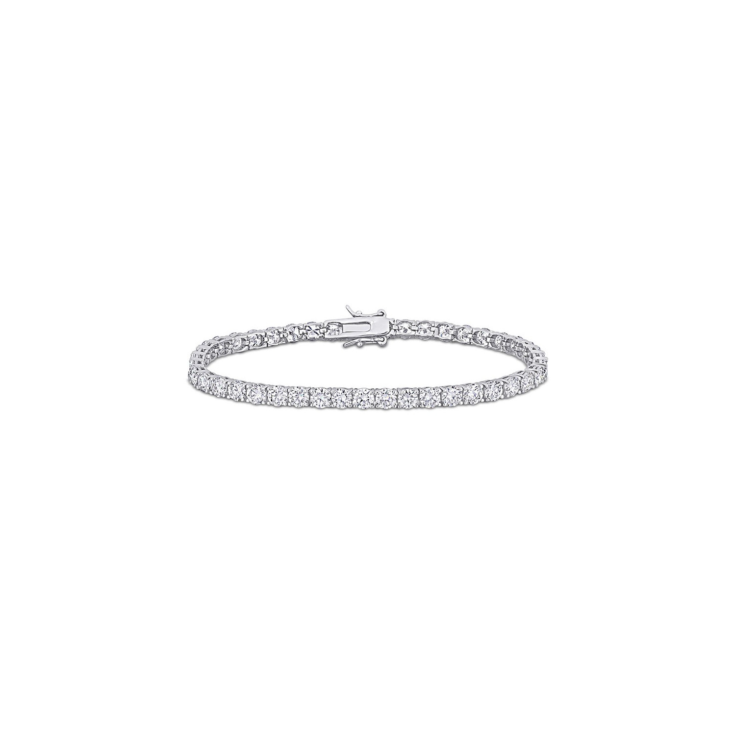 9.49 Carat Bracelet de tennis Moisanite cr???? en laboratoire en argent sterling