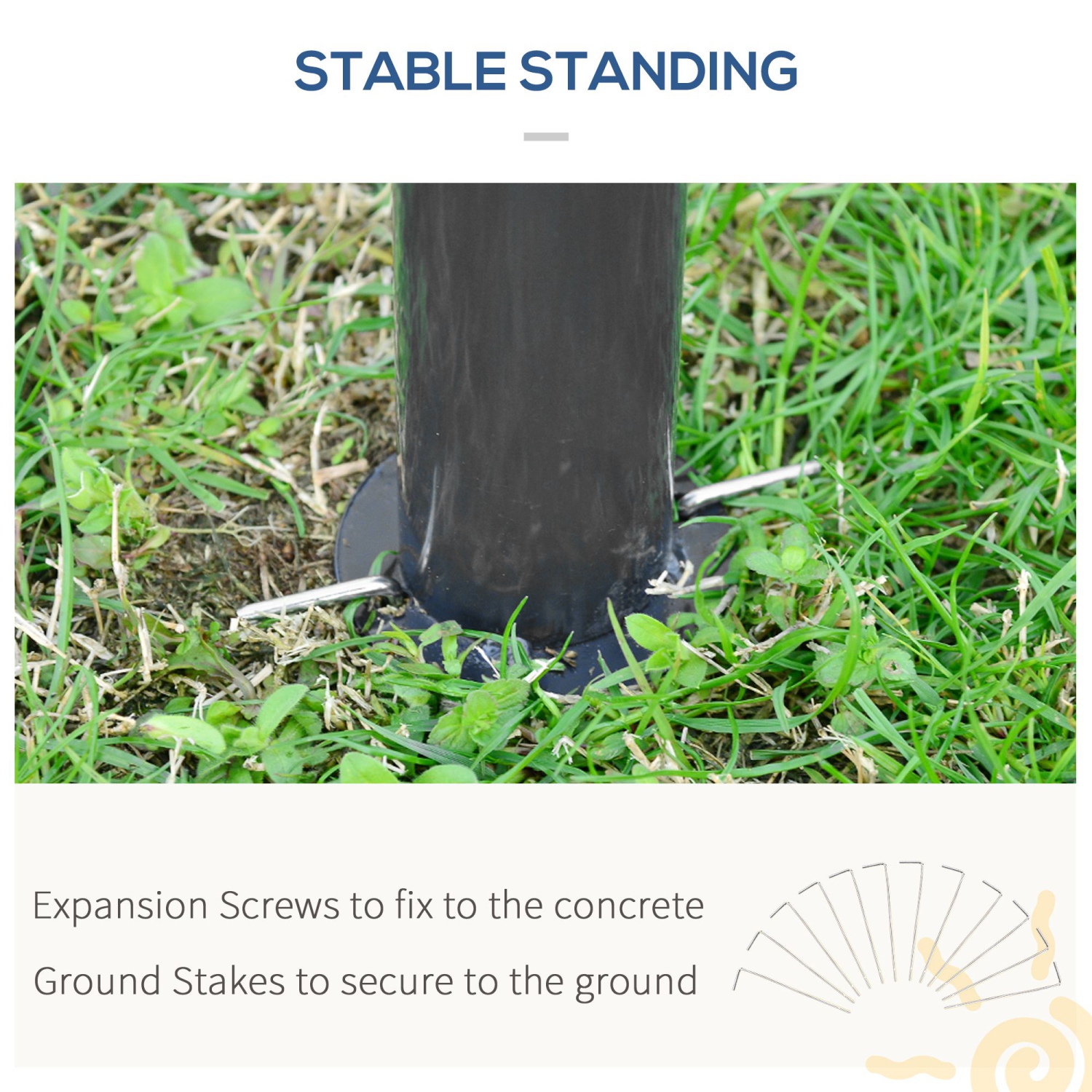 Outsunny Tonnelle de terrasse 10' x 20', abri extérieur avec filet et rideaux, toit ventilé, cadre en acier pour jardin, pelouse, arrière-cour et