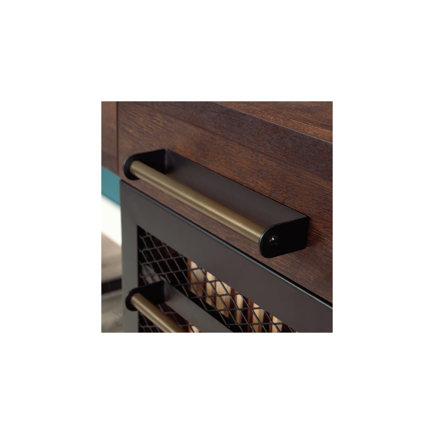 Sauder Briarbrook Engineered Wood Computer Desk with Hutch in Barrel Oak