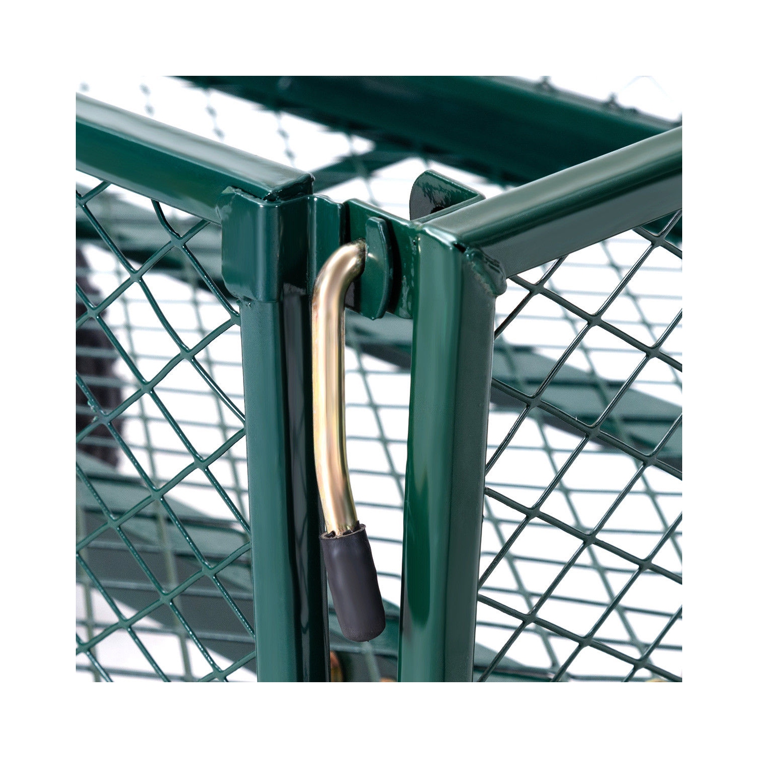 Gymax Heavy Duty Lawn Garden Utility Cart Wagon Wheelbarrow Steel Trailer