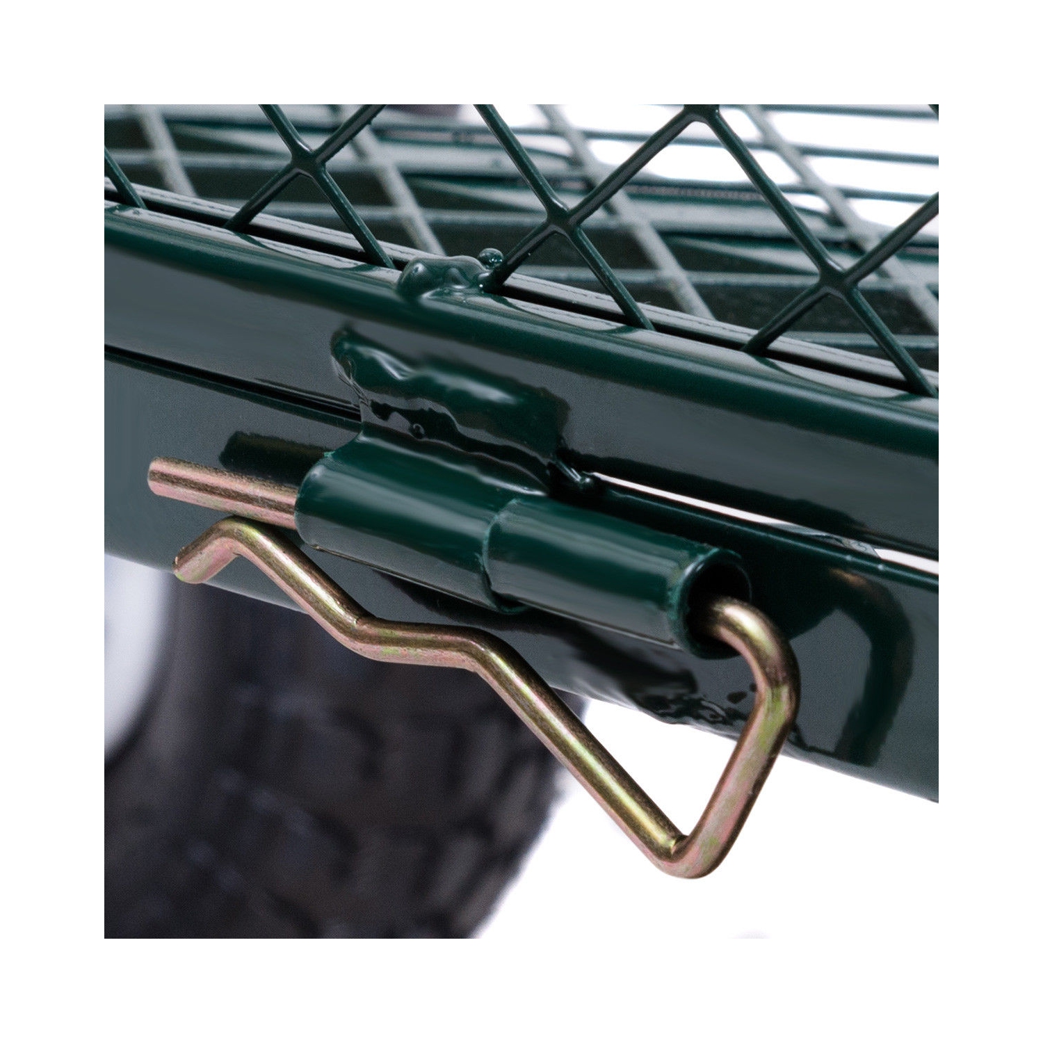 Gymax Heavy Duty Lawn Garden Utility Cart Wagon Wheelbarrow Steel Trailer