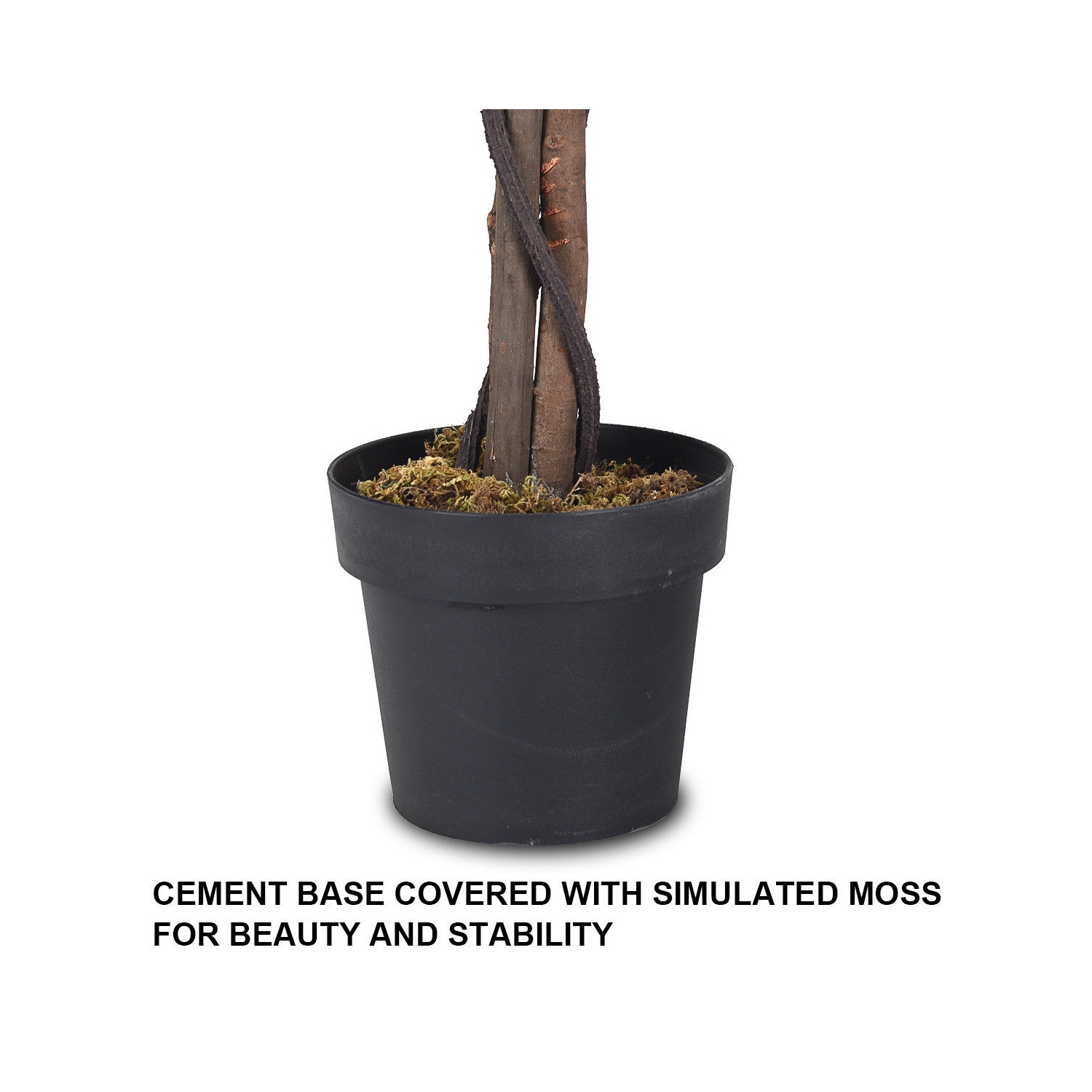 Gymax Artificial Wistera Silk Tree Pink Flower 6 Feet Home Holiday Decor