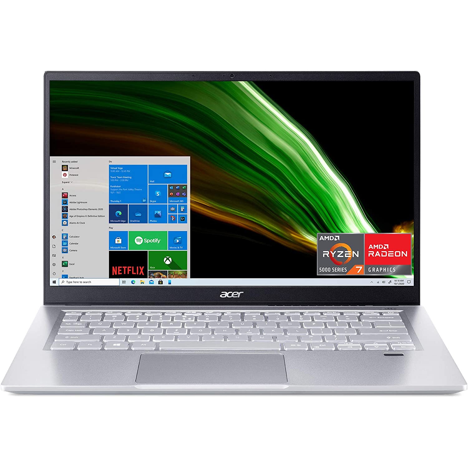 Acer 14” Swift 3 (AMD Ryzen 7-5700U/8Gb RAM/512Gb SSD/Win10) - Manufacturer ReCertified w/ 1 Year Warranty