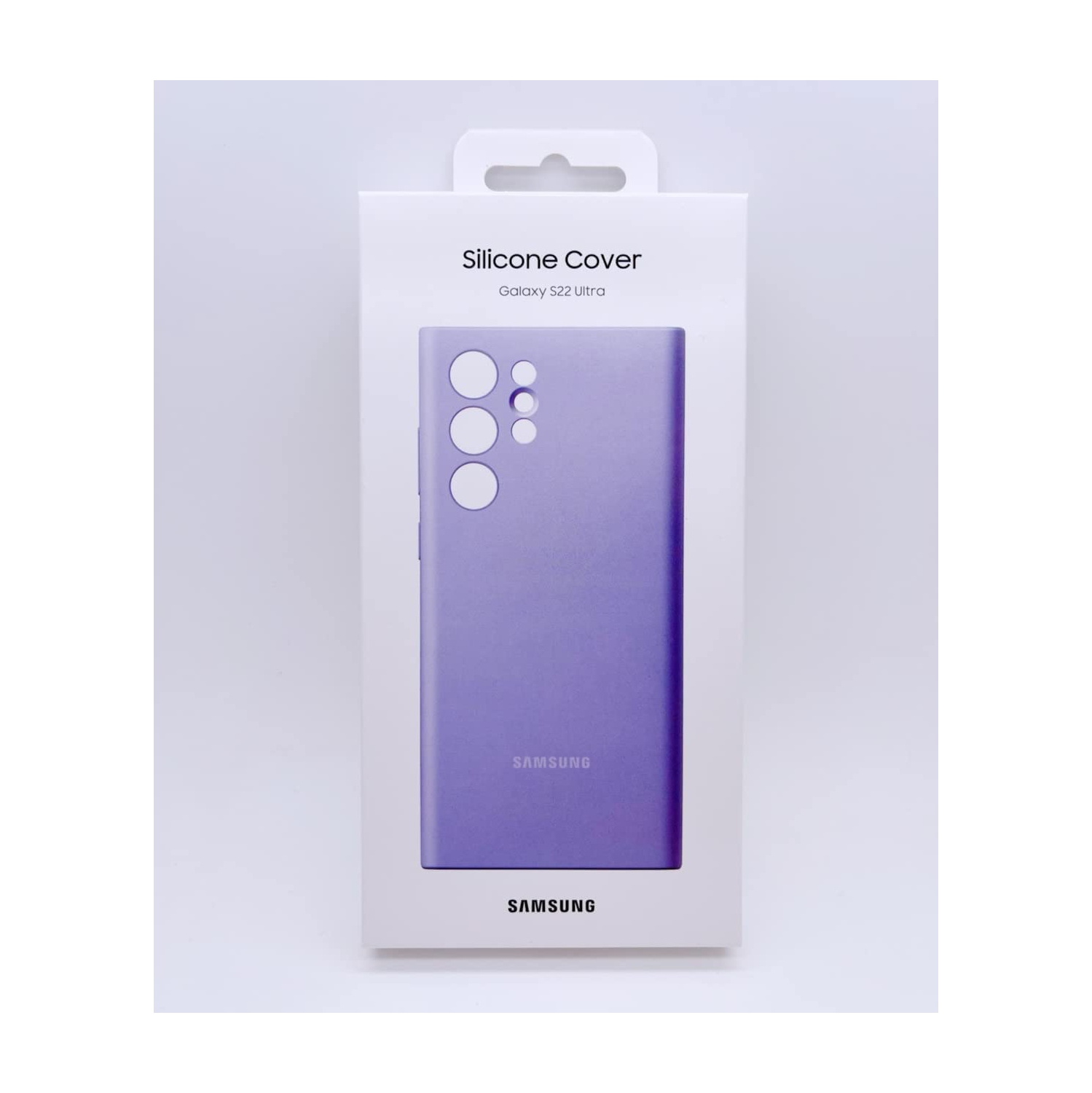 (Open Box) - Samsung Official Original Galaxy S22 Ultra Silicone Cover (EF-PS908TVEGCA) - Fresh Lavender