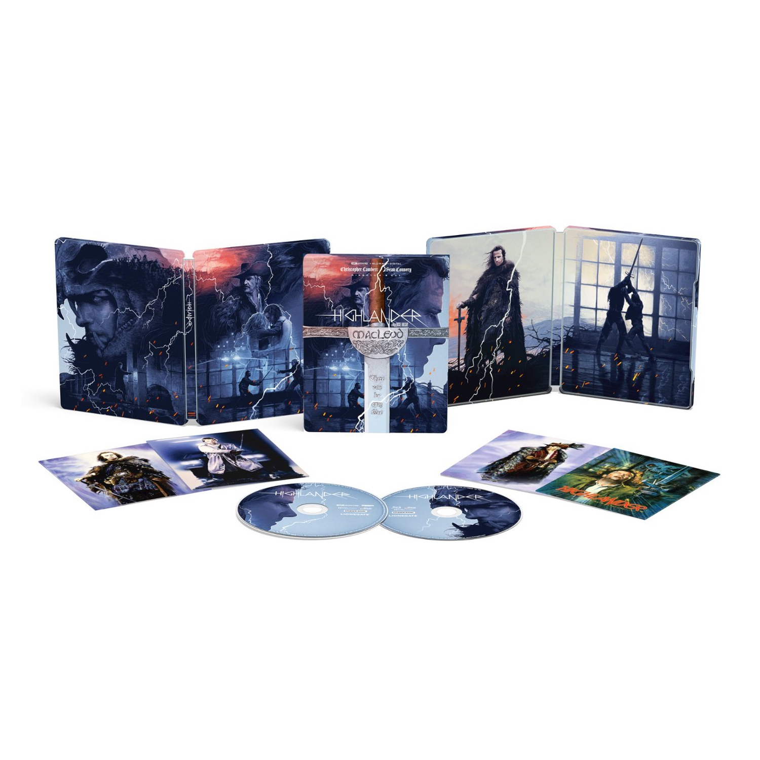 Highlander [SteelBook] [Includes Digital Copy] [4K Ultra HD Blu-ray/Blu-ray] [Only @ Best Buy]