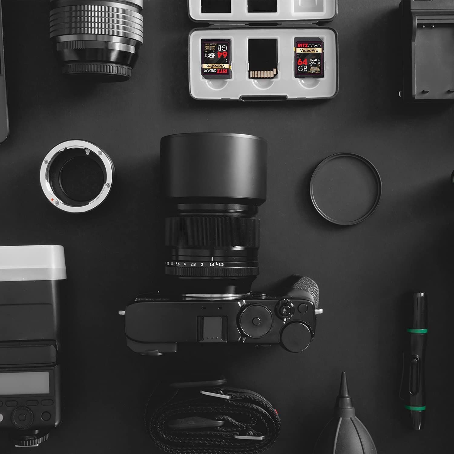 RITZ GEAR Video Pro Extreme Performance Professional SD Card UHS-II 64GB SDXC Memory Card U3 V90 A1