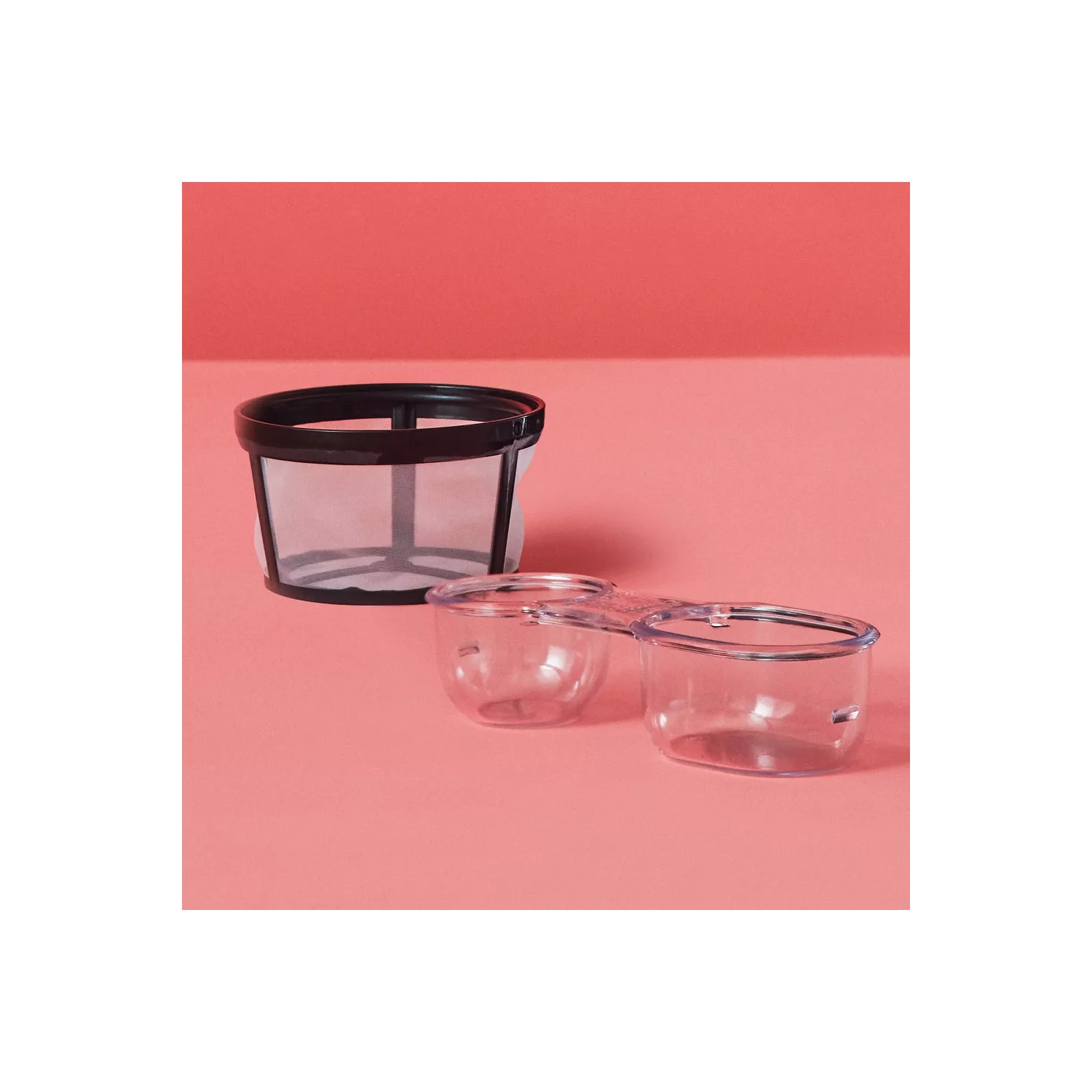 Mr. Coffee Single-Serve Iced and Hot Coffee Maker with Reusable Tumbler and Nylon Filter