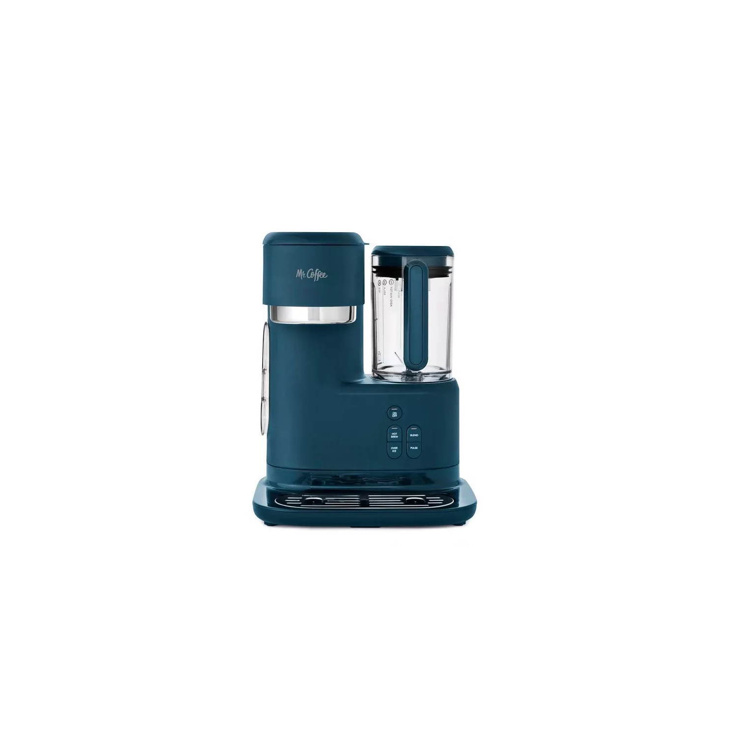 Mr. Coffee Single-Serve Frappe, Iced, and Hot Coffee Maker with Blender - Navy