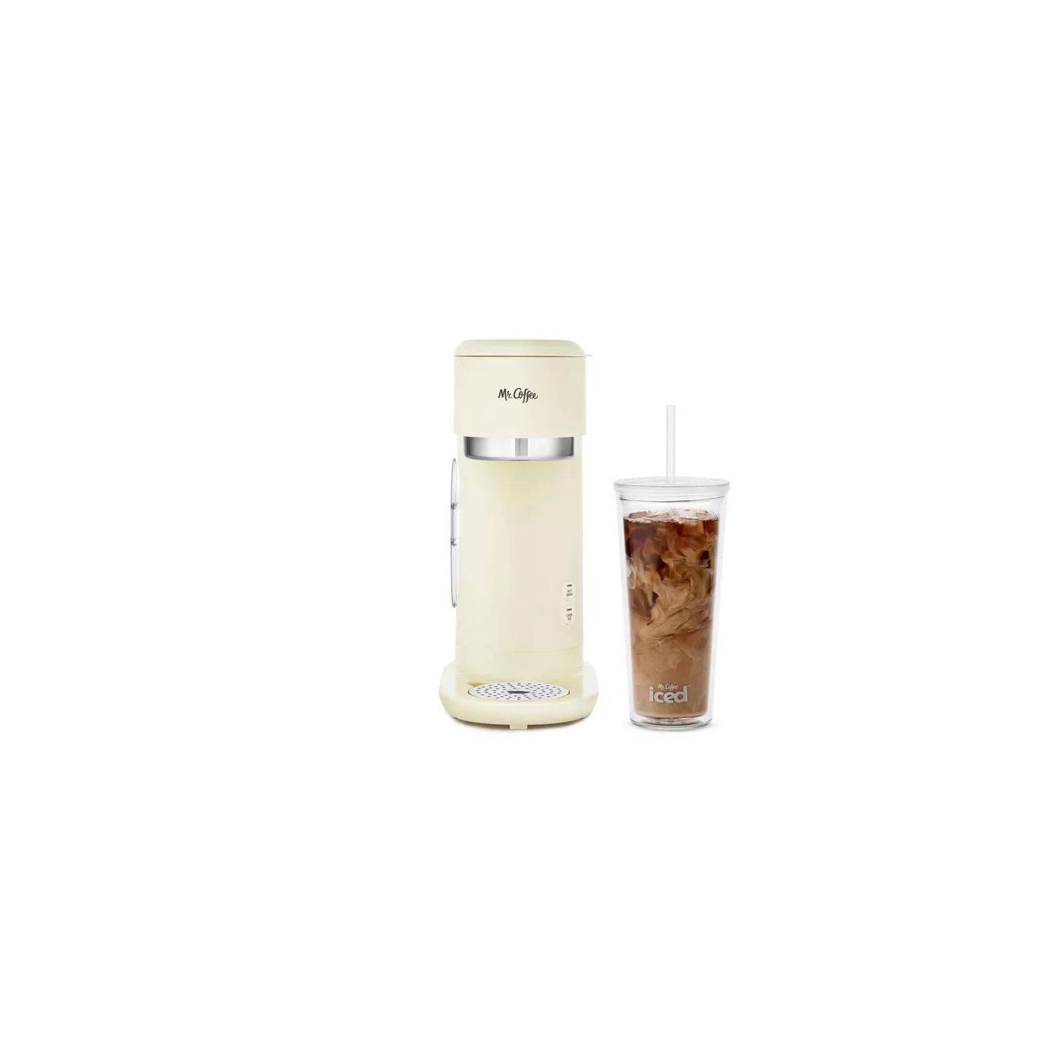 Mr. Coffee Single-Serve Iced et chaleur chaude avec gobelet réutilisable et filtre en nylon