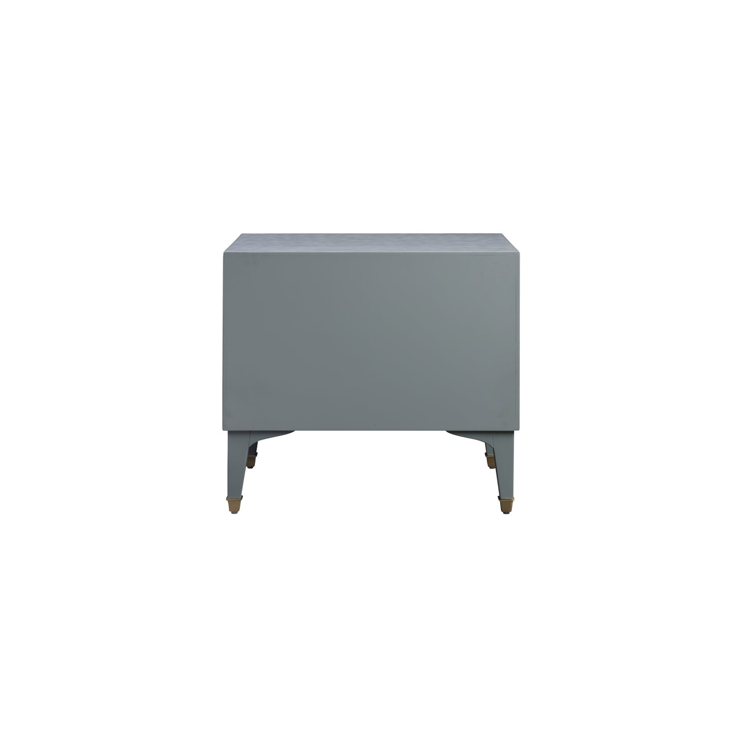 TOV Furniture Divine 23"H Transitional MDF Wood Nightstand in Gray