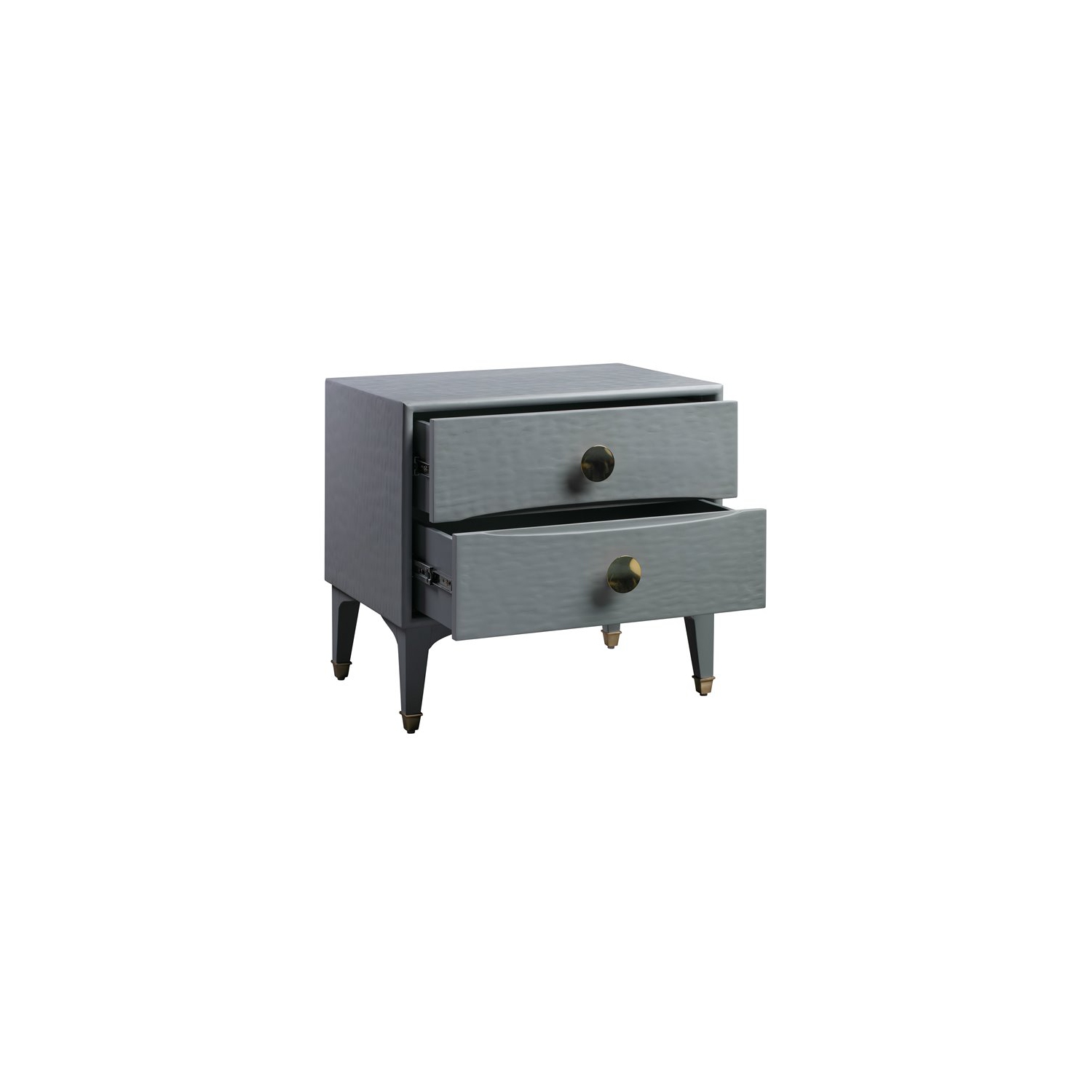TOV Furniture Divine 23"H Transitional MDF Wood Nightstand in Gray