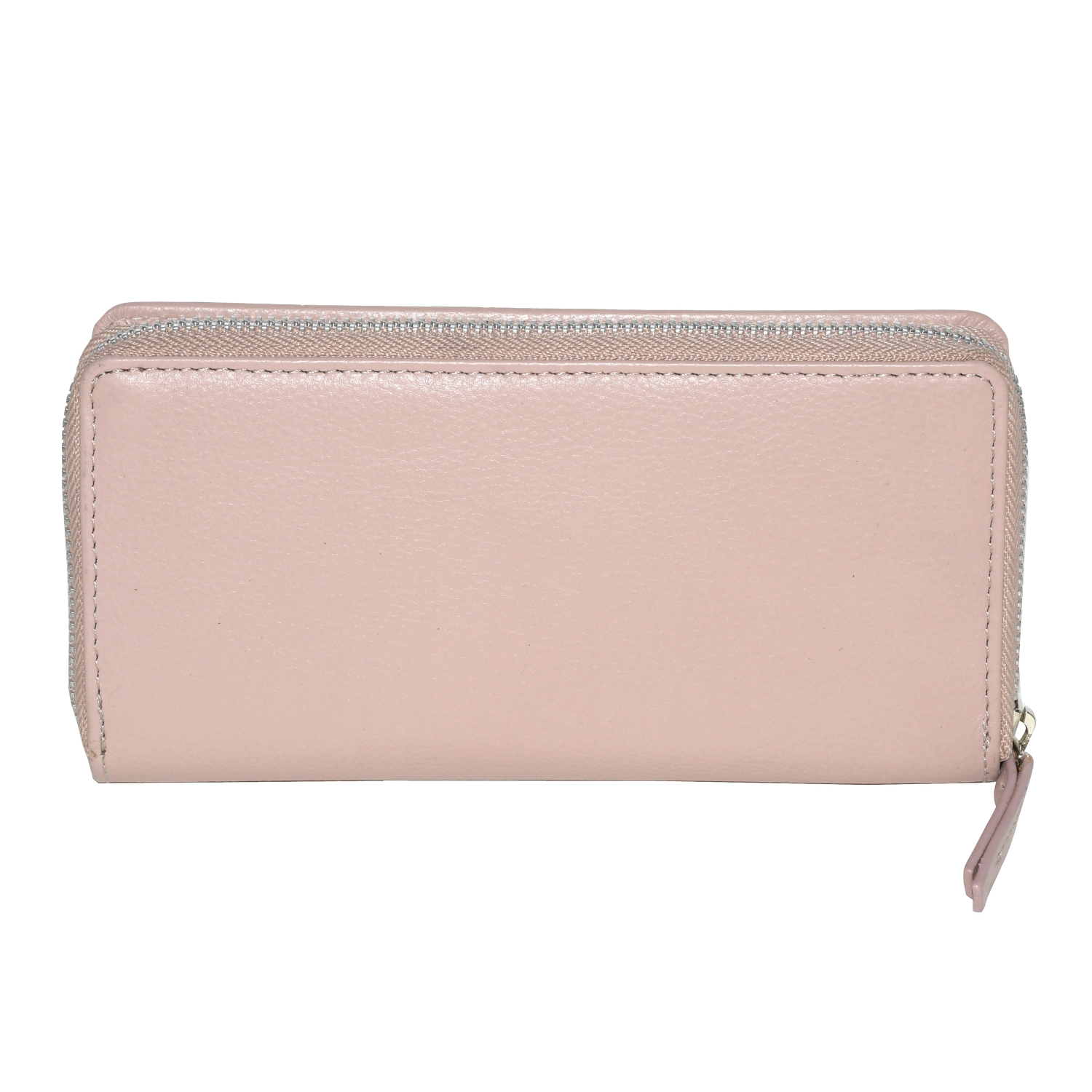 Club Rochelier Zip Around Clutch Wallet with Tab, Blush