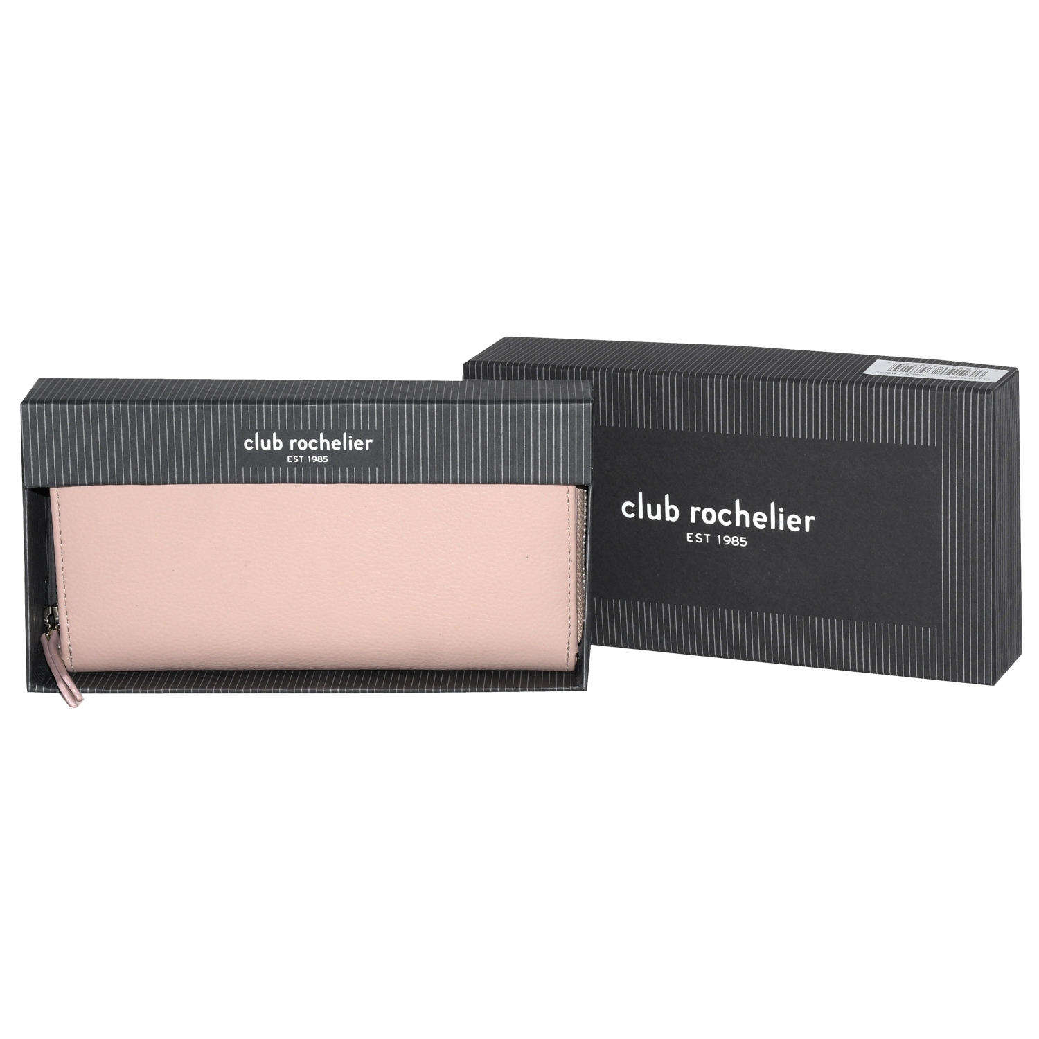 Club Rochelier Zip Around Clutch Wallet with Tab, Blush
