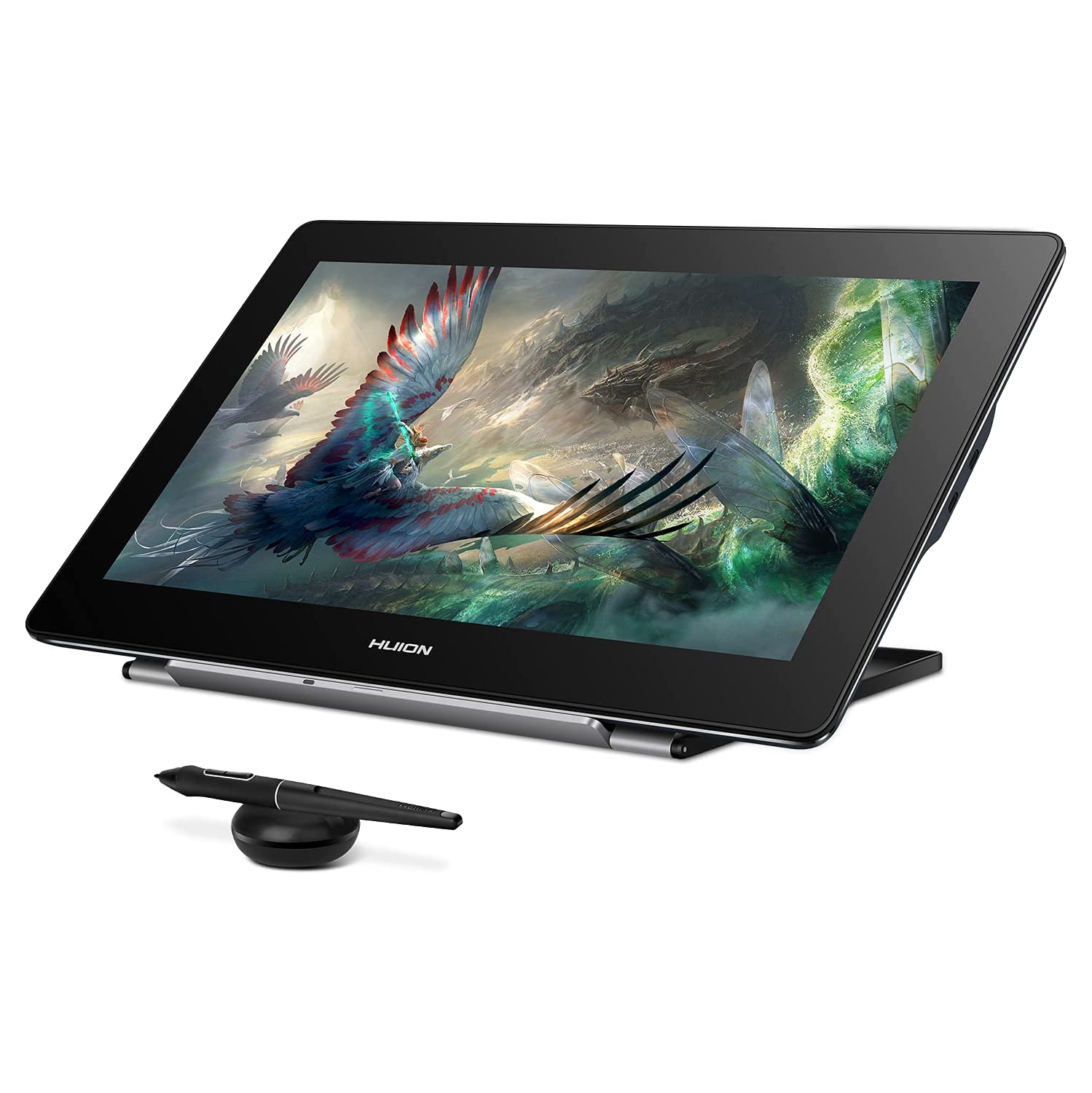 Open Box - HUION Kamvas Pro 16 Plus 4K UHD Graphics Drawing Tablet with Full Laminated Screen