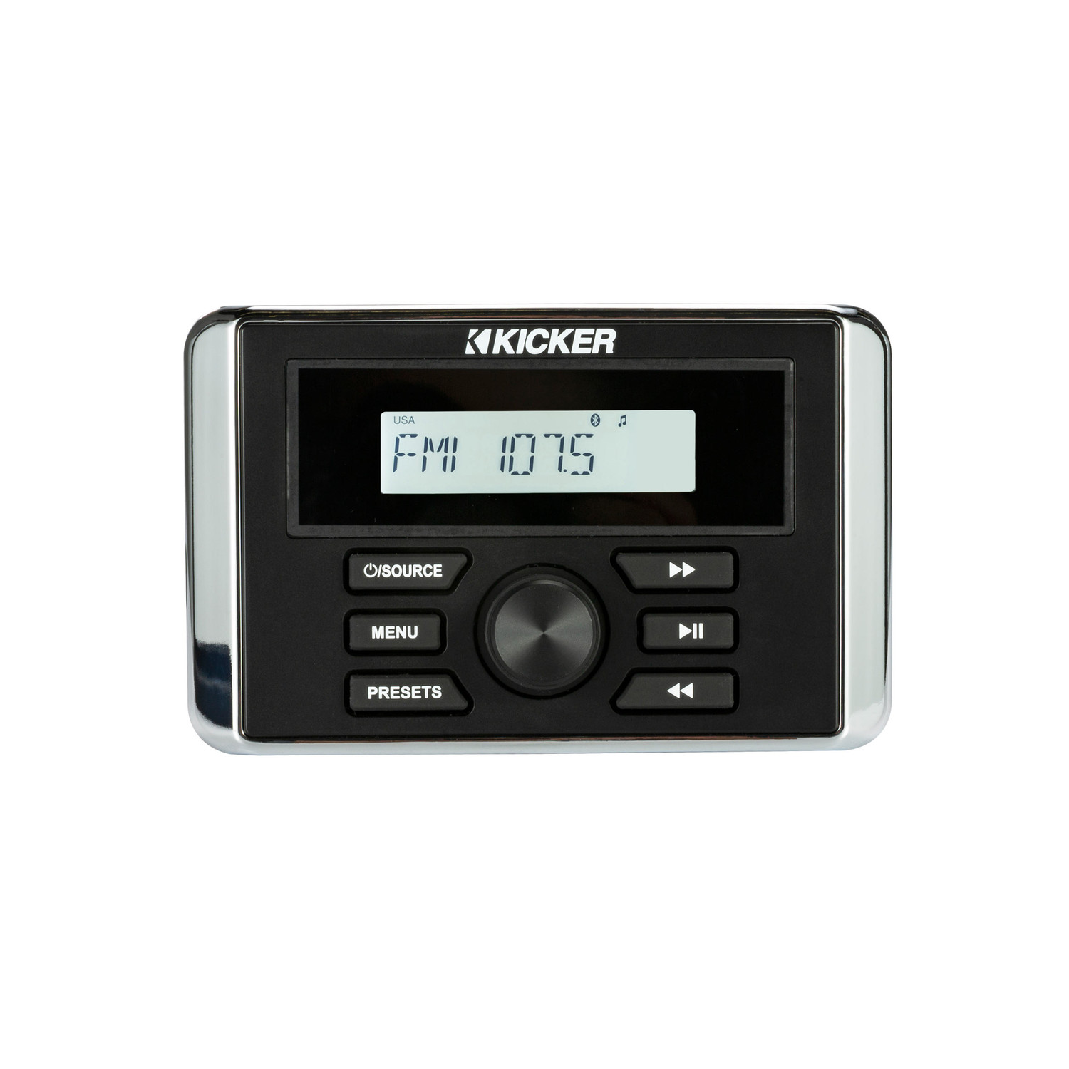 Centre multimédia Kicker 46KMC3 résistant aux intempéries avec Bluetooth; compatible RoHS