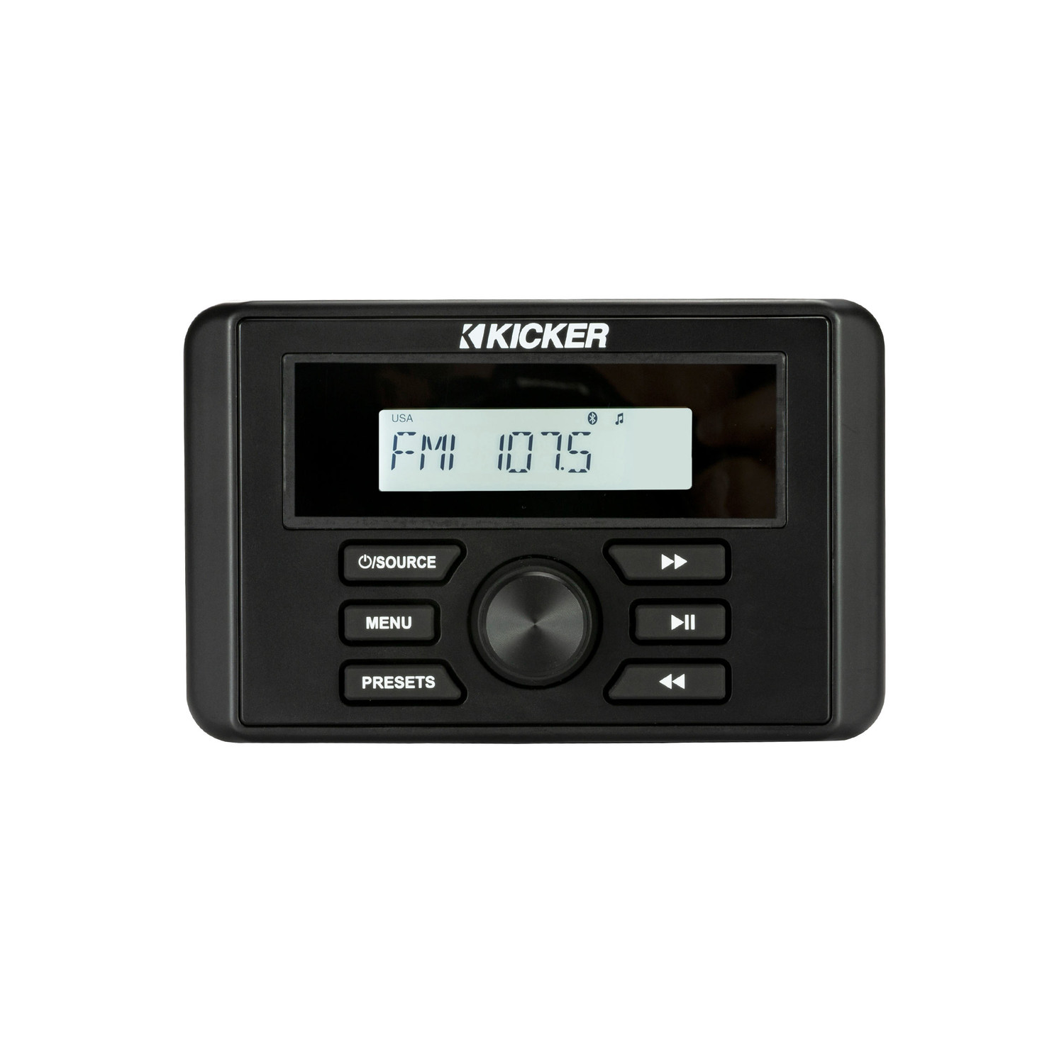 Centre multimédia Kicker 46KMC3 résistant aux intempéries avec Bluetooth; compatible RoHS