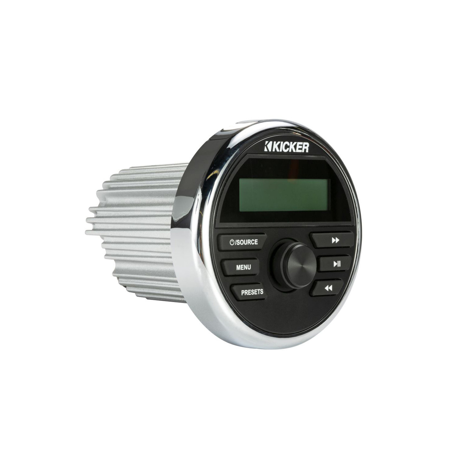 Kicker 46KMC2 KMC2 Weather-Resistant Gauge-Style Media Center w/Bluetooth; RoHS Compliant