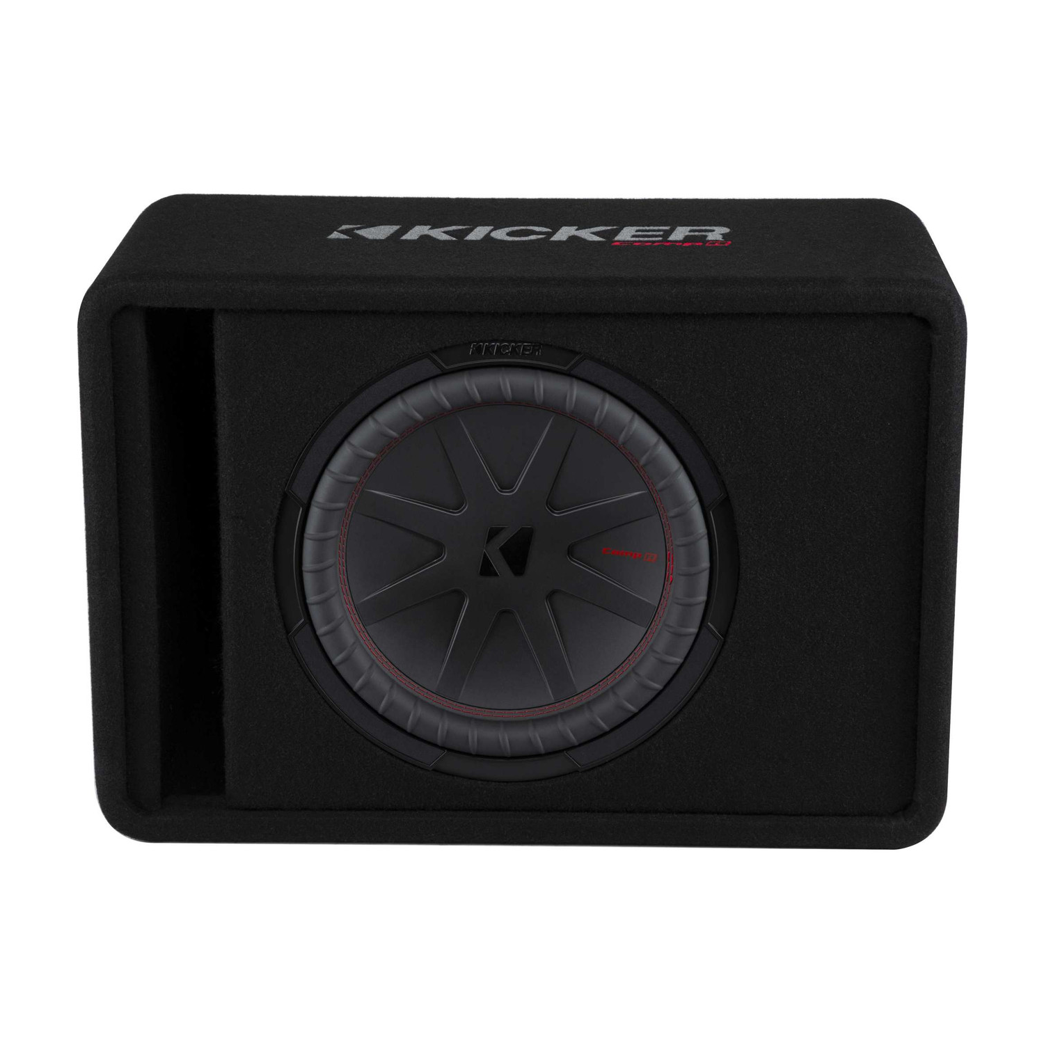 Kicker 48VCWR122 CompR 12" single subwoofer in vented encl, 2-ohm, RoHS Compliant