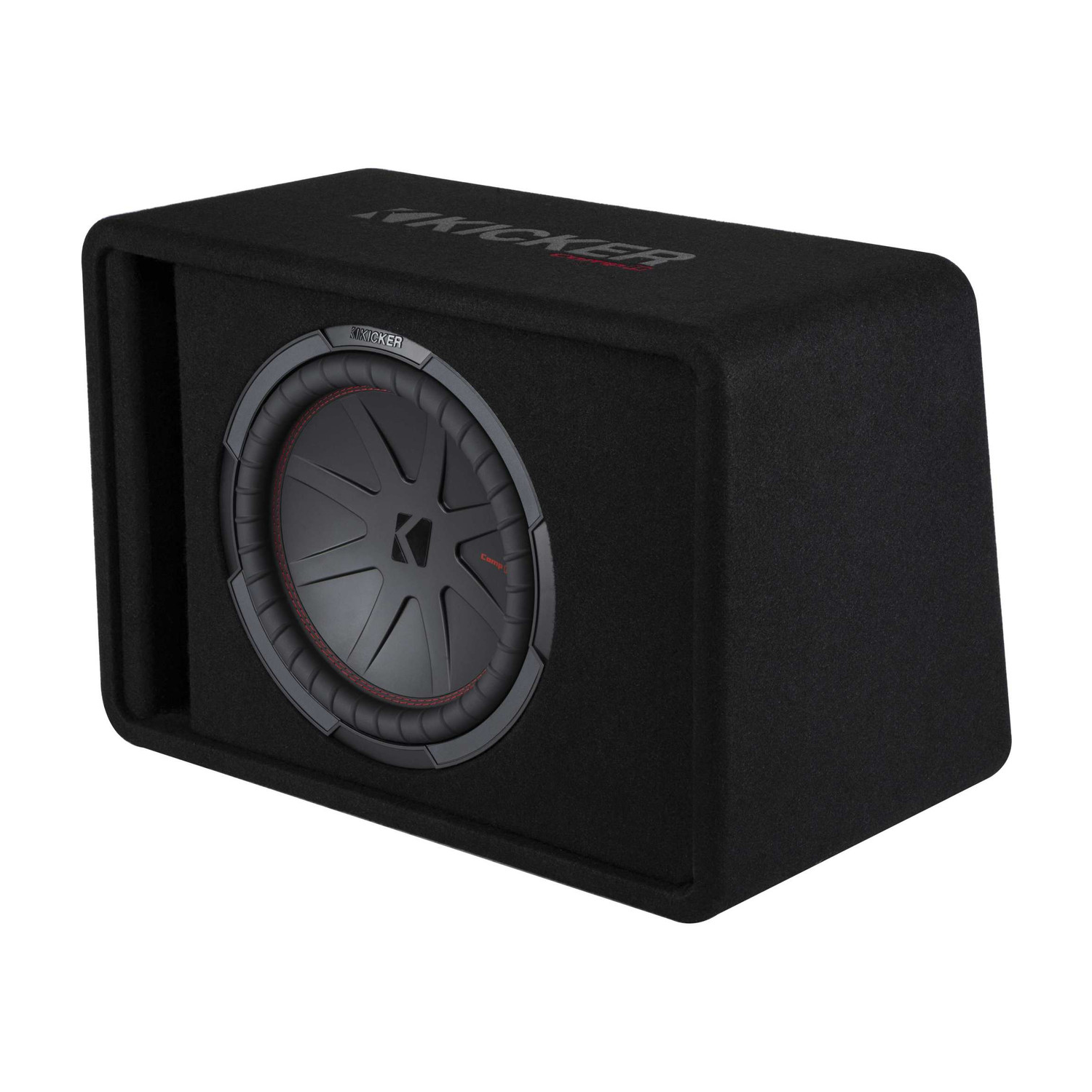 Kicker 48VCWR122 CompR 12" single subwoofer in vented encl, 2-ohm, RoHS Compliant