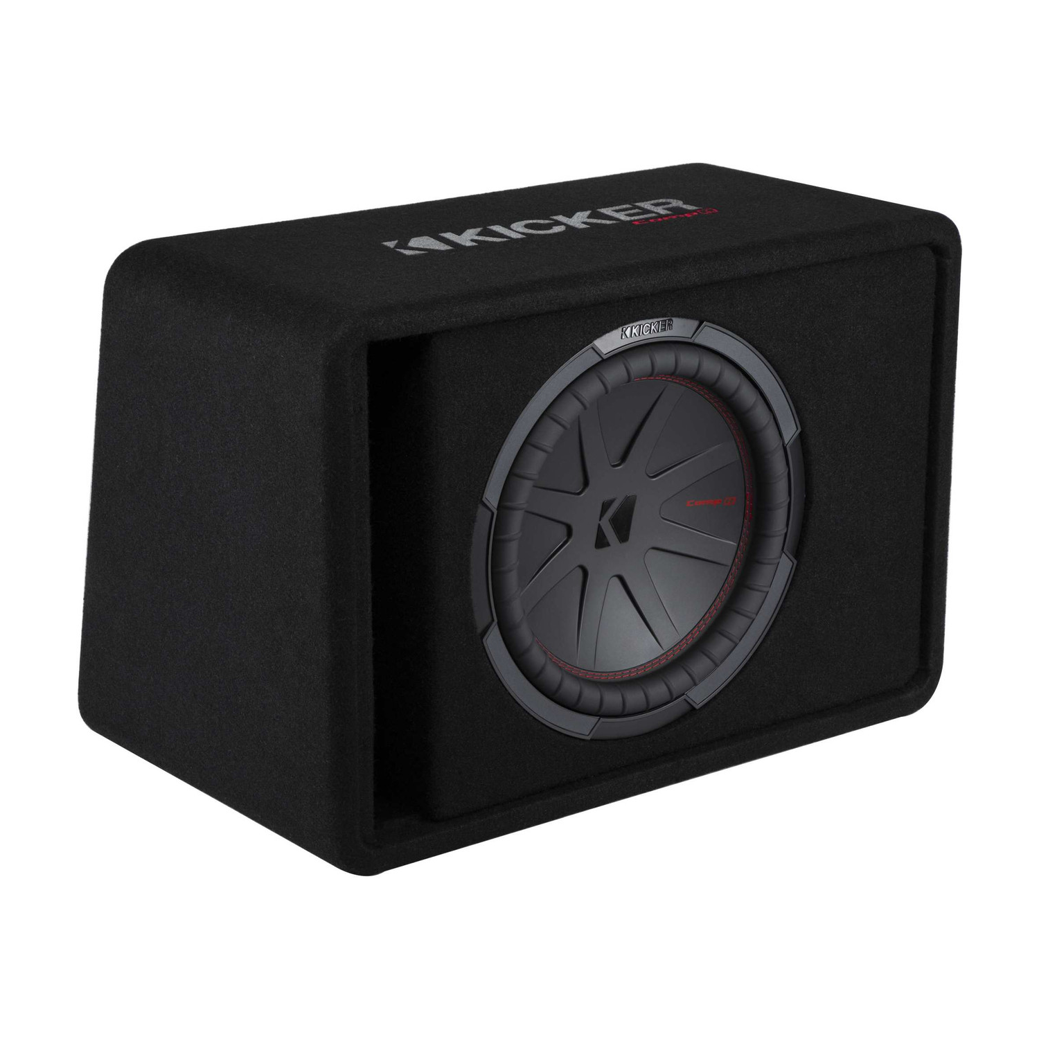 Kicker 48VCWR122 CompR 12" single subwoofer in vented encl, 2-ohm, RoHS Compliant