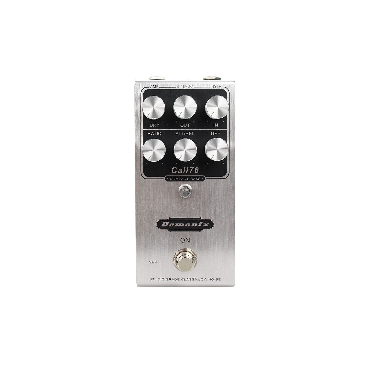 Demonfx CALL76 Compact Bass Compressor Effect Pedal
