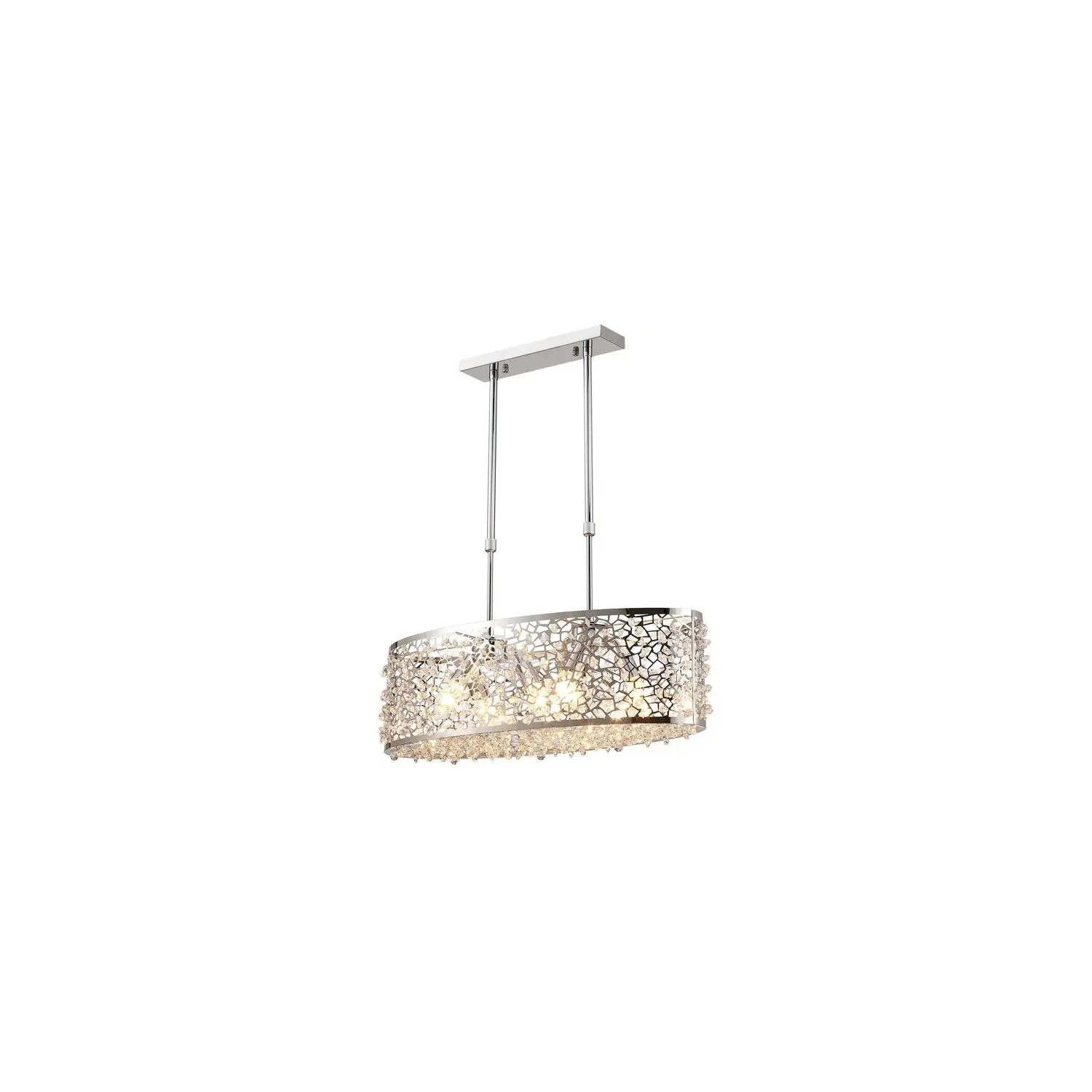 A|M Lighting Franco – Luminaire suspendu moderne à 6 lampes, lustre moderne